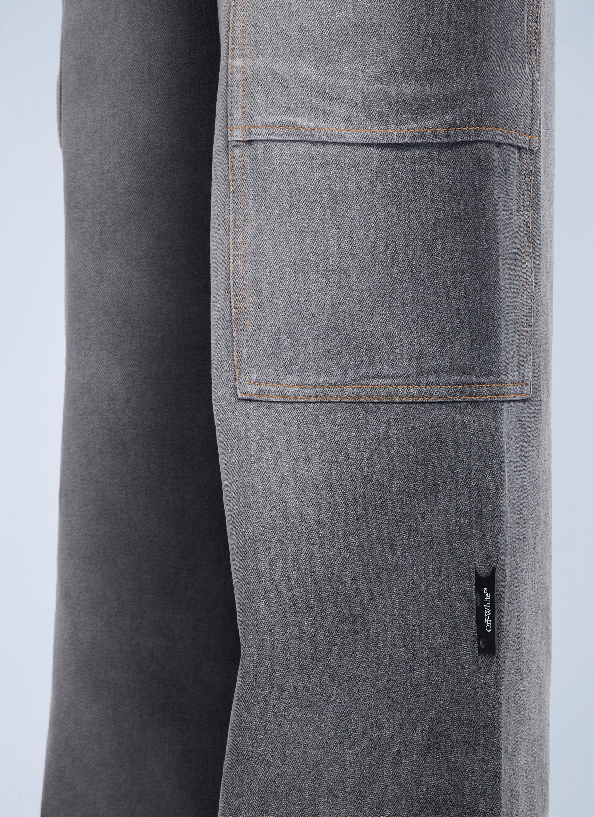 Off-White Women Denim Toybox Cargo Pants OFF-WHITE