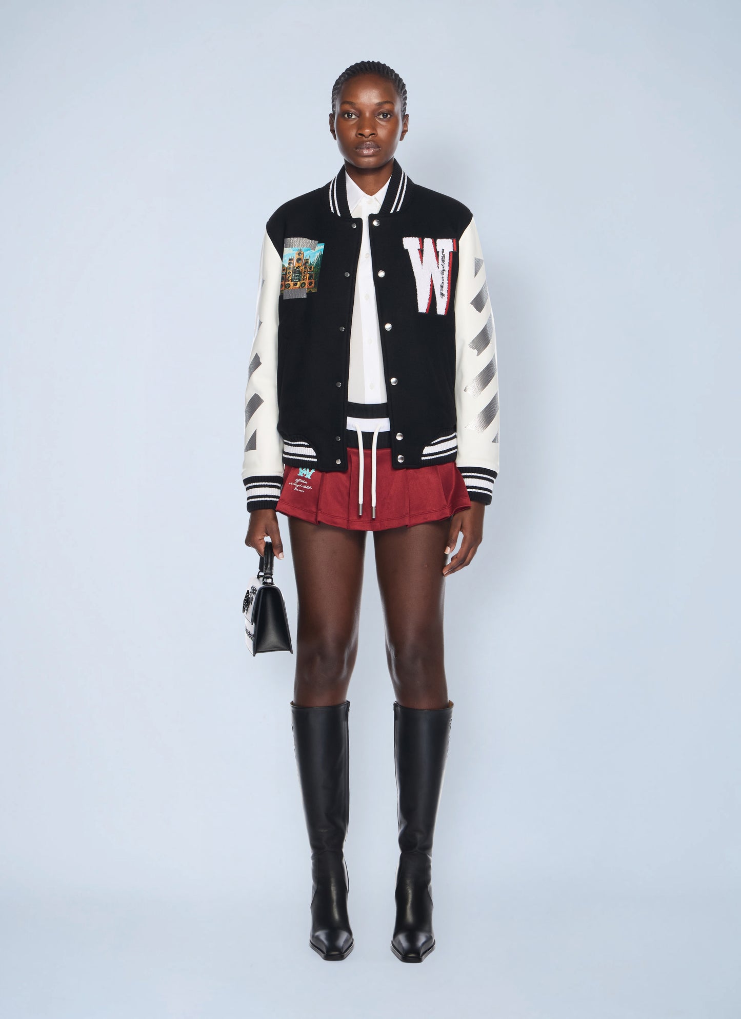 Off-White Women Wo Soundsystem Varsity Jacket OFF-WHITE