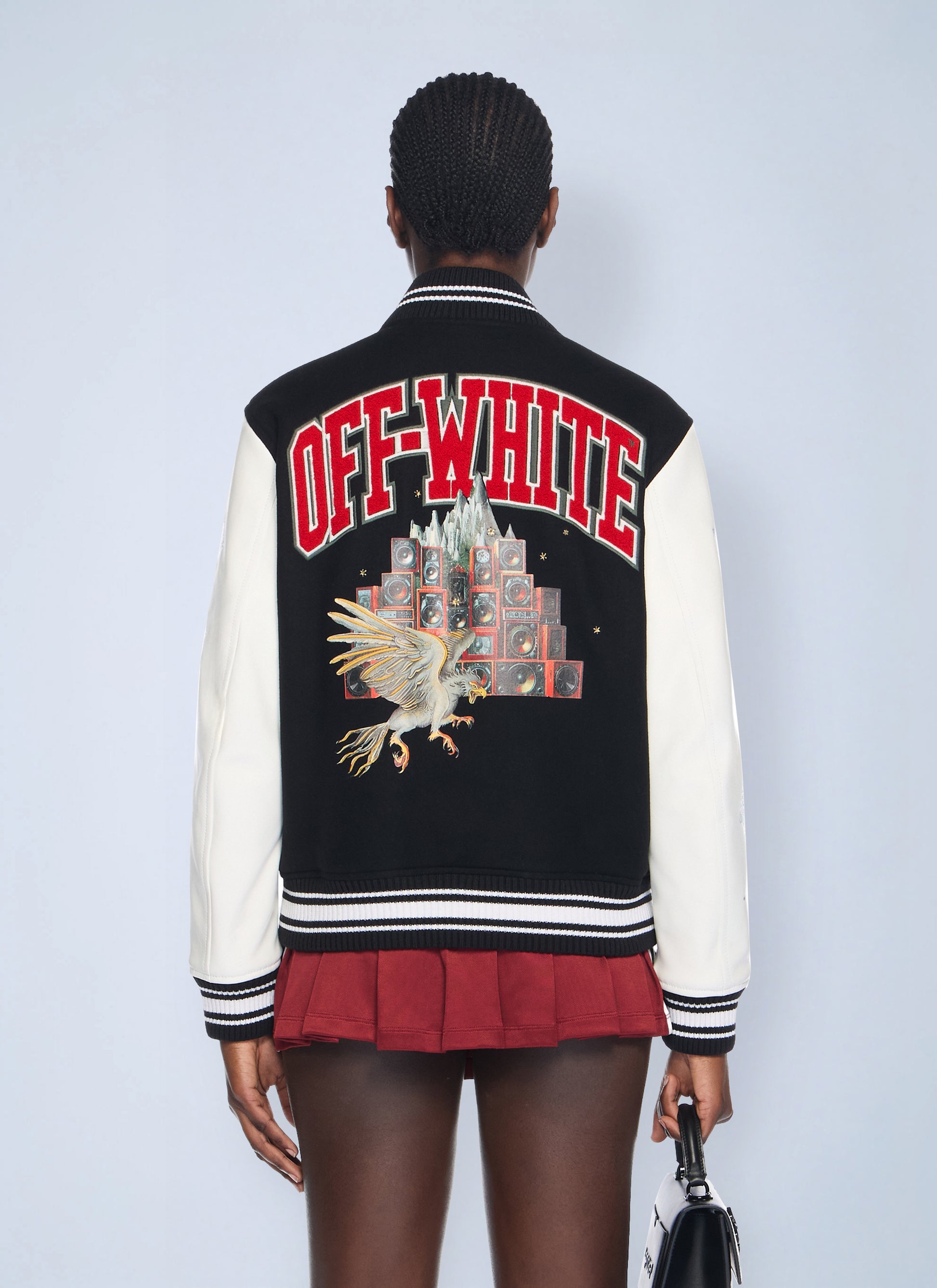 Off-White Women Wo Soundsystem Varsity Jacket OFF-WHITE