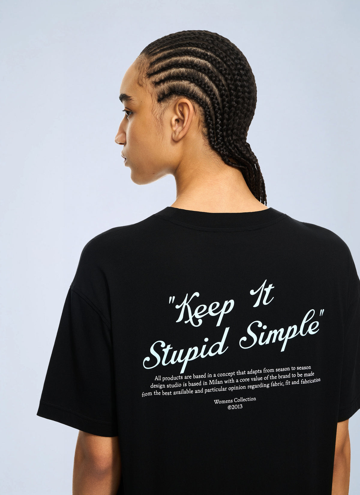 Off-White Women Kiss Quote T-Shirt OFF-WHITE