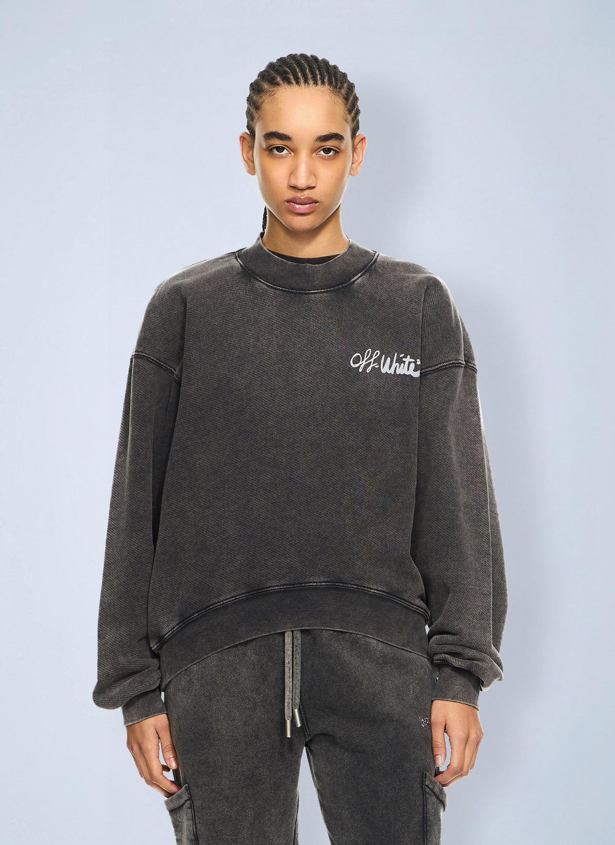 Off-White Women Off Marker Over Crew Sweatshirt OFF-WHITE