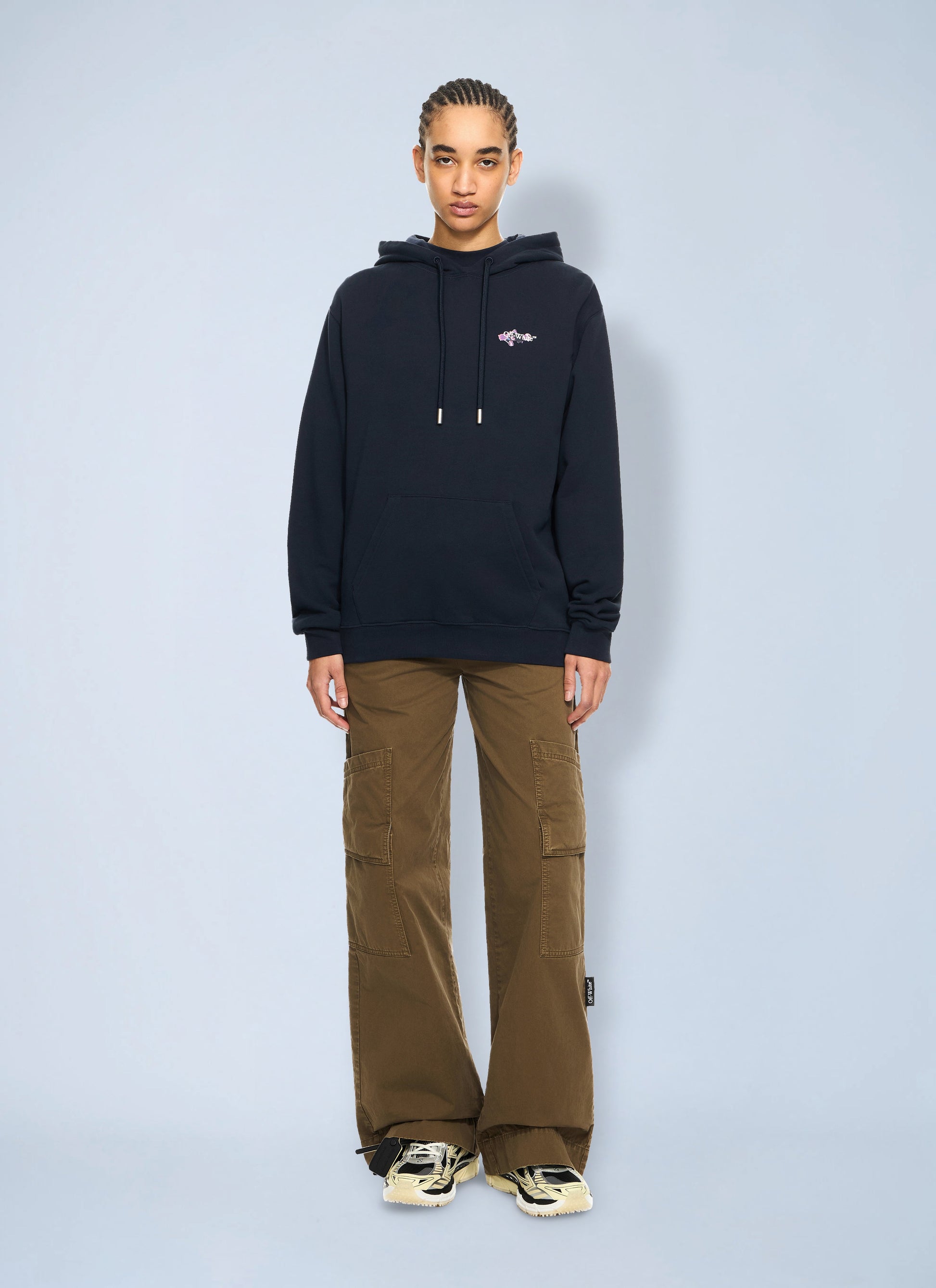Off-White Women Dripped Watercolor Arrow Hoodie OFF-WHITE