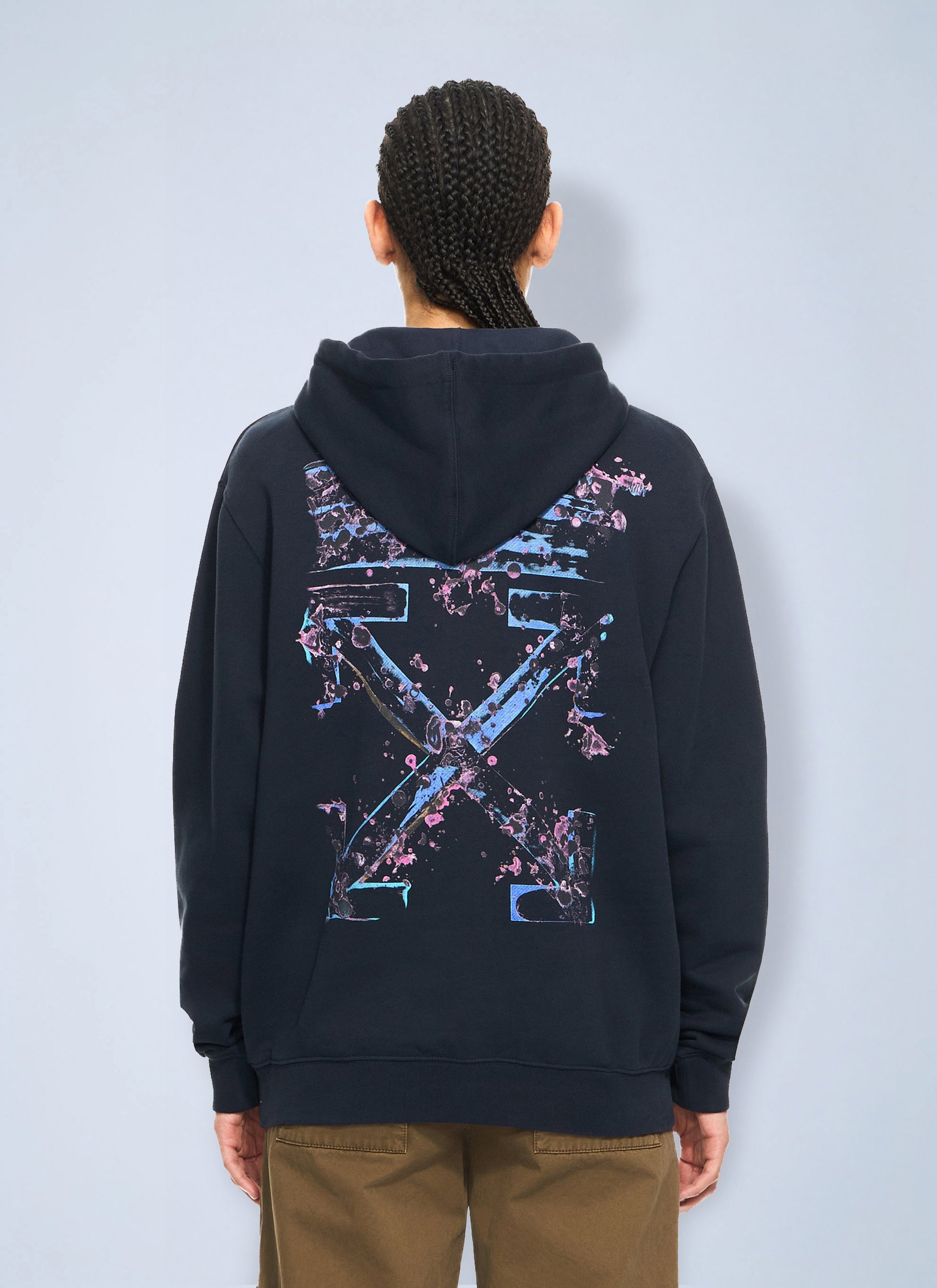 Off-White Women Dripped Watercolor Arrow Hoodie OFF-WHITE