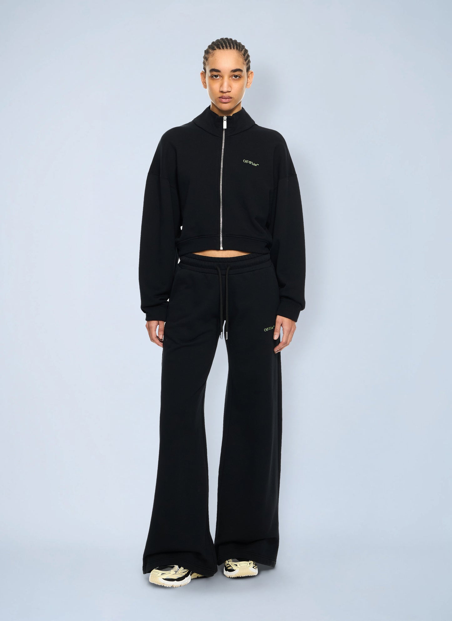 Off-White Women Arrow Leaves Zip Up Sweatshirt OFF-WHITE