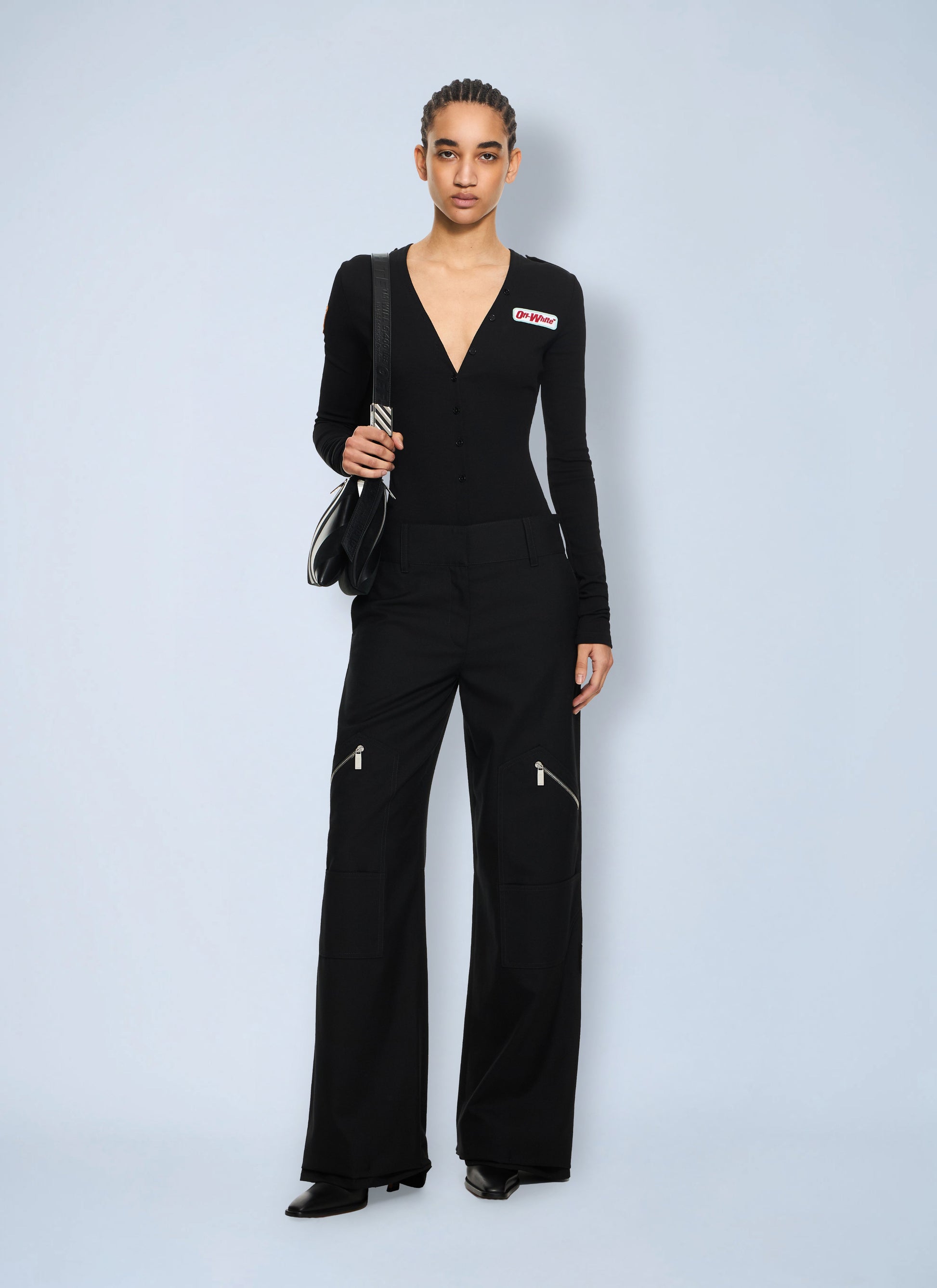 Off-White Women Women's Gabardine Cargo Pants OFF-WHITE