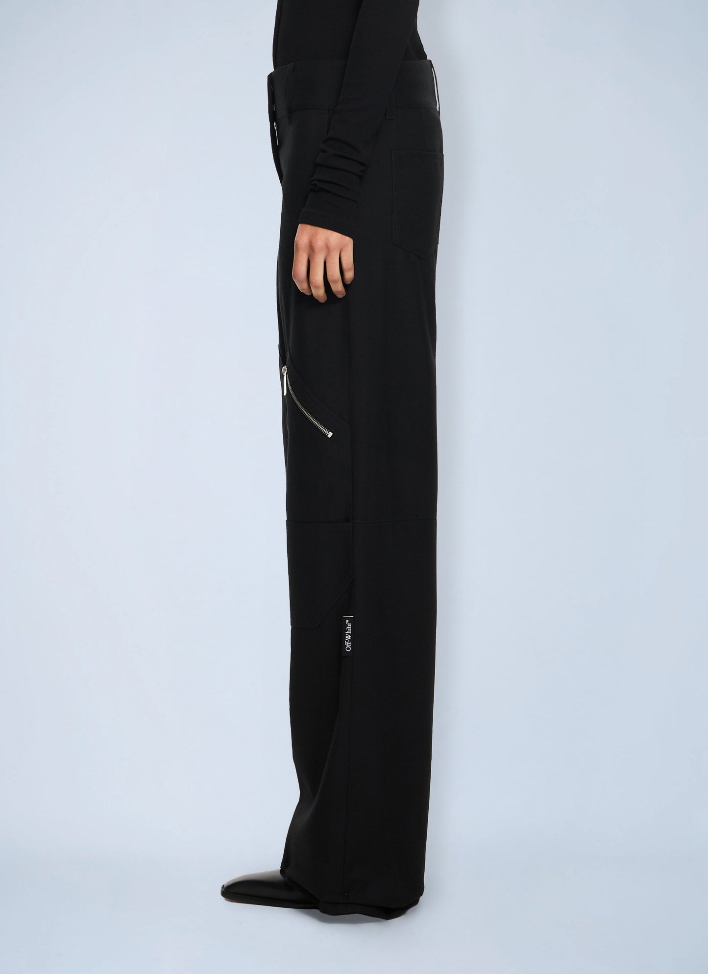 Off-White Women Women's Gabardine Cargo Pants OFF-WHITE
