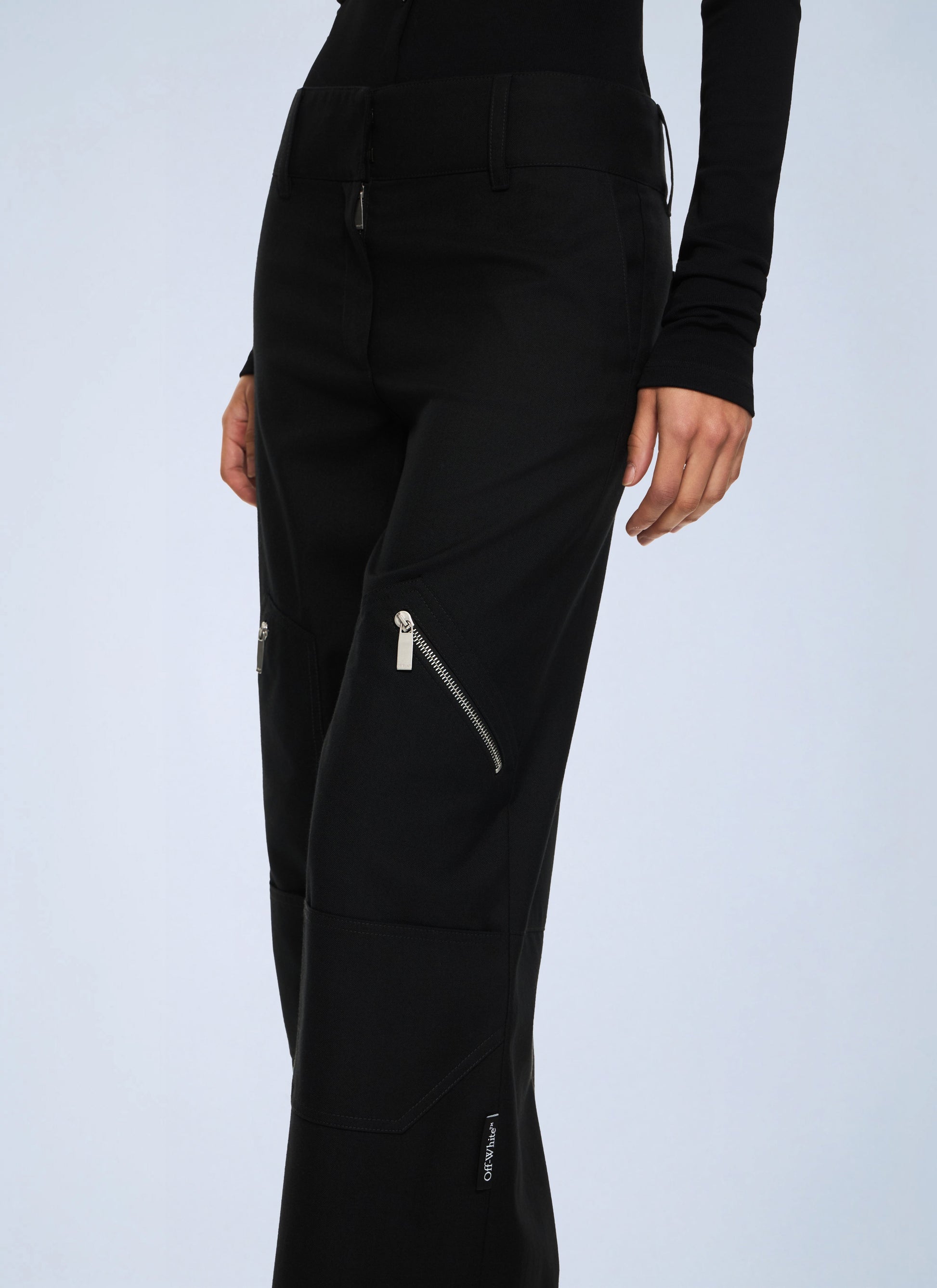Off-White Women Women's Gabardine Cargo Pants OFF-WHITE
