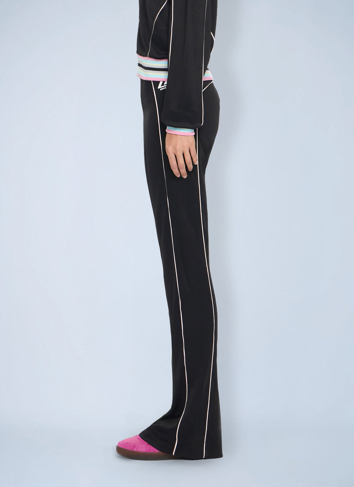 Off-White Women Fluid Track Slim Pants OFF-WHITE