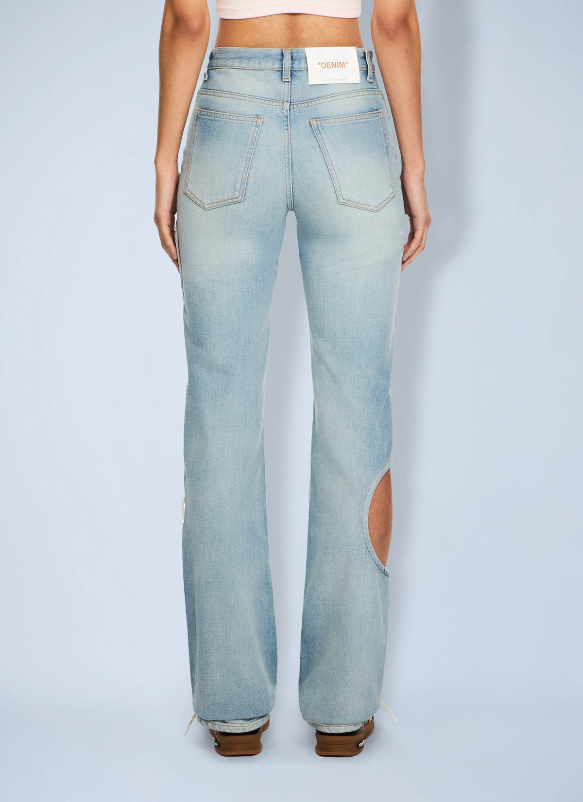 Off-White Women New Meteor Denim Pants OFF-WHITE