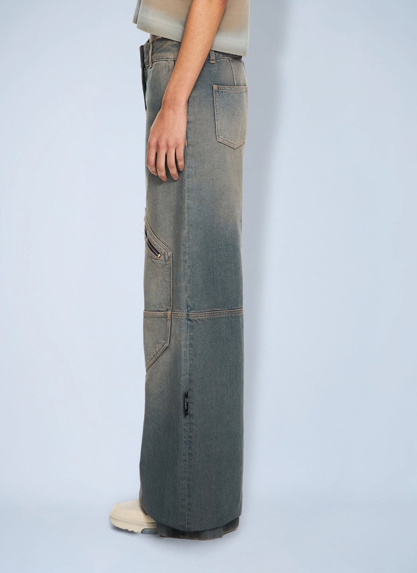 Off-White Women Big Pockets Denim Pants OFF-WHITE