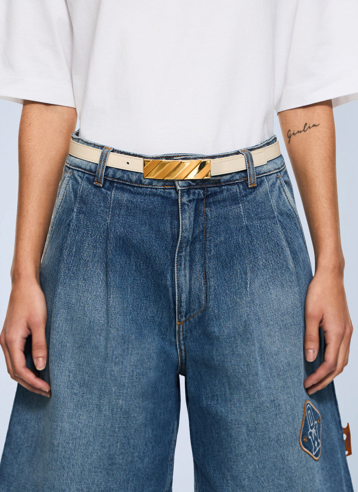 Off-White Women Diagonal Belt 25Mm OFF-WHITE