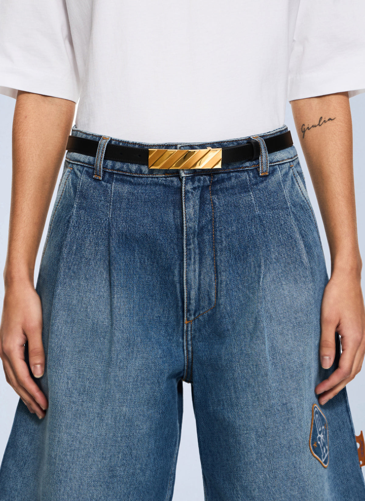 Off-White Women Diagonal Belt 25Mm OFF-WHITE