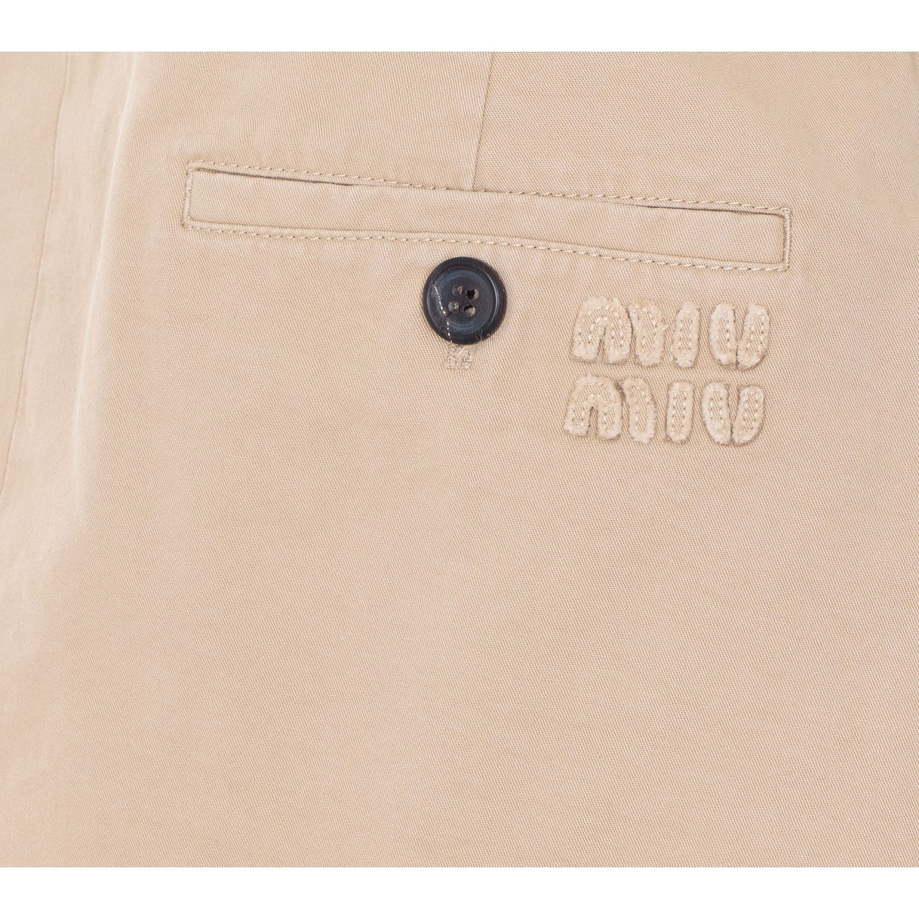 Miu Miu Women Old Gabardine Miniskirt MIU MIU