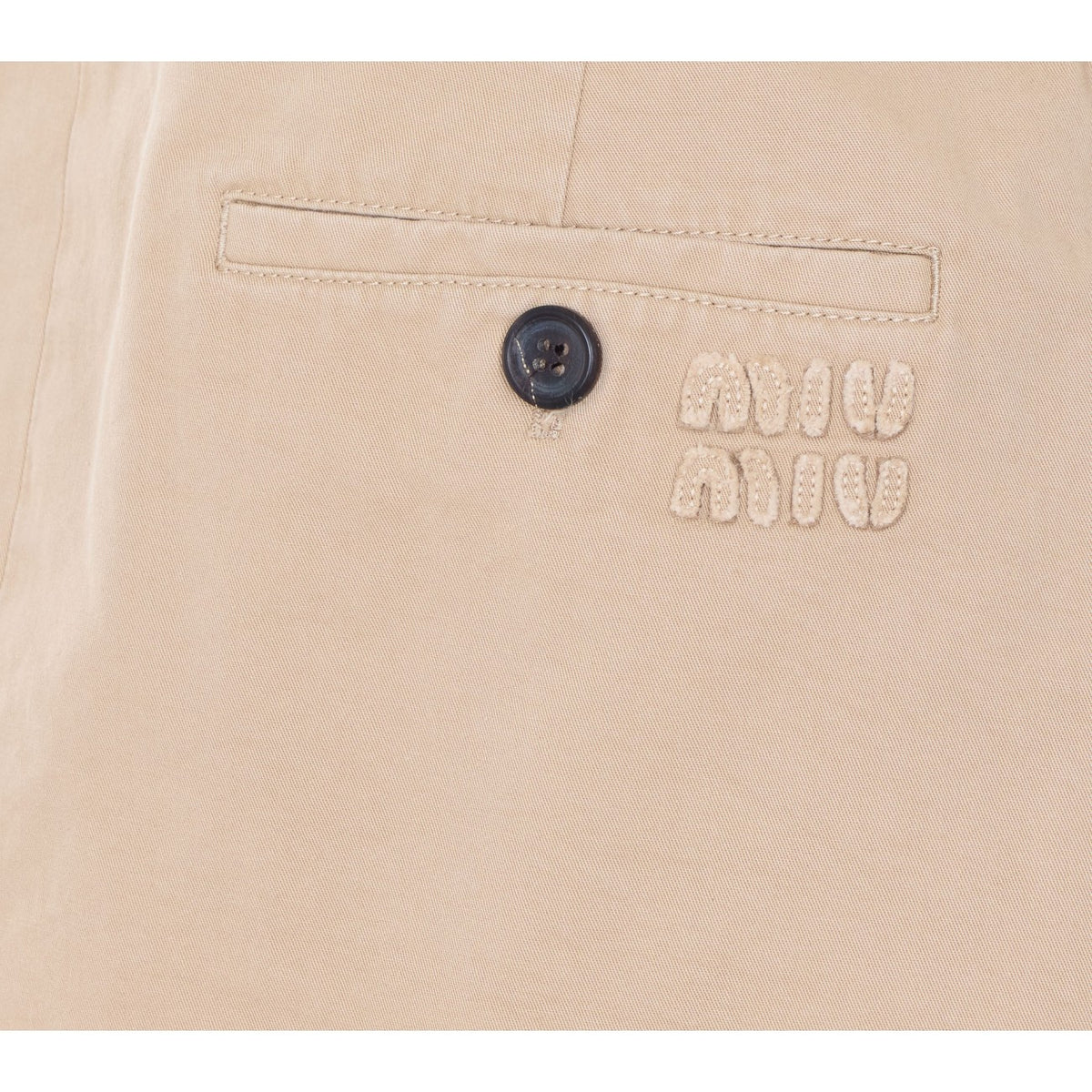 Miu Miu Women Old Gabardine Miniskirt MIU MIU