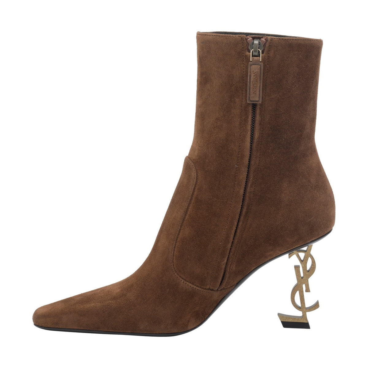 Saint Laurent Women Opyum Suede Pump Booties SAINT LAURENT