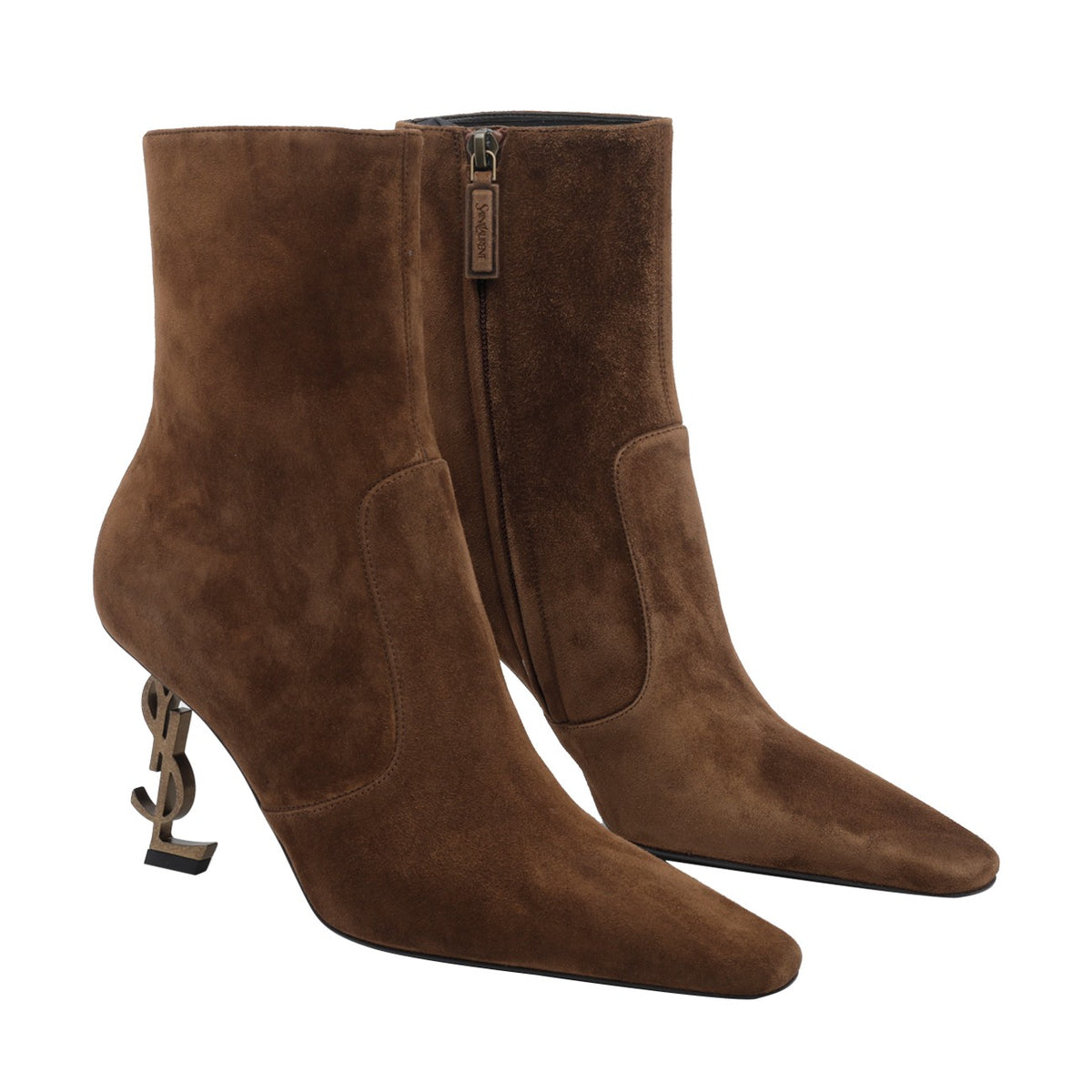 Saint Laurent Women Opyum Suede Pump Booties SAINT LAURENT