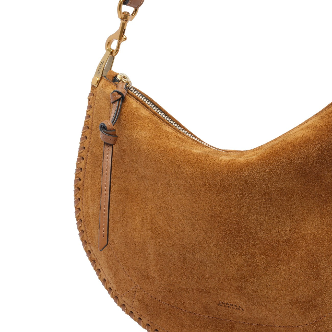 Isabel Marant Women Oskan Moon Soft Zip Shoulder Bag ISABEL MARANT