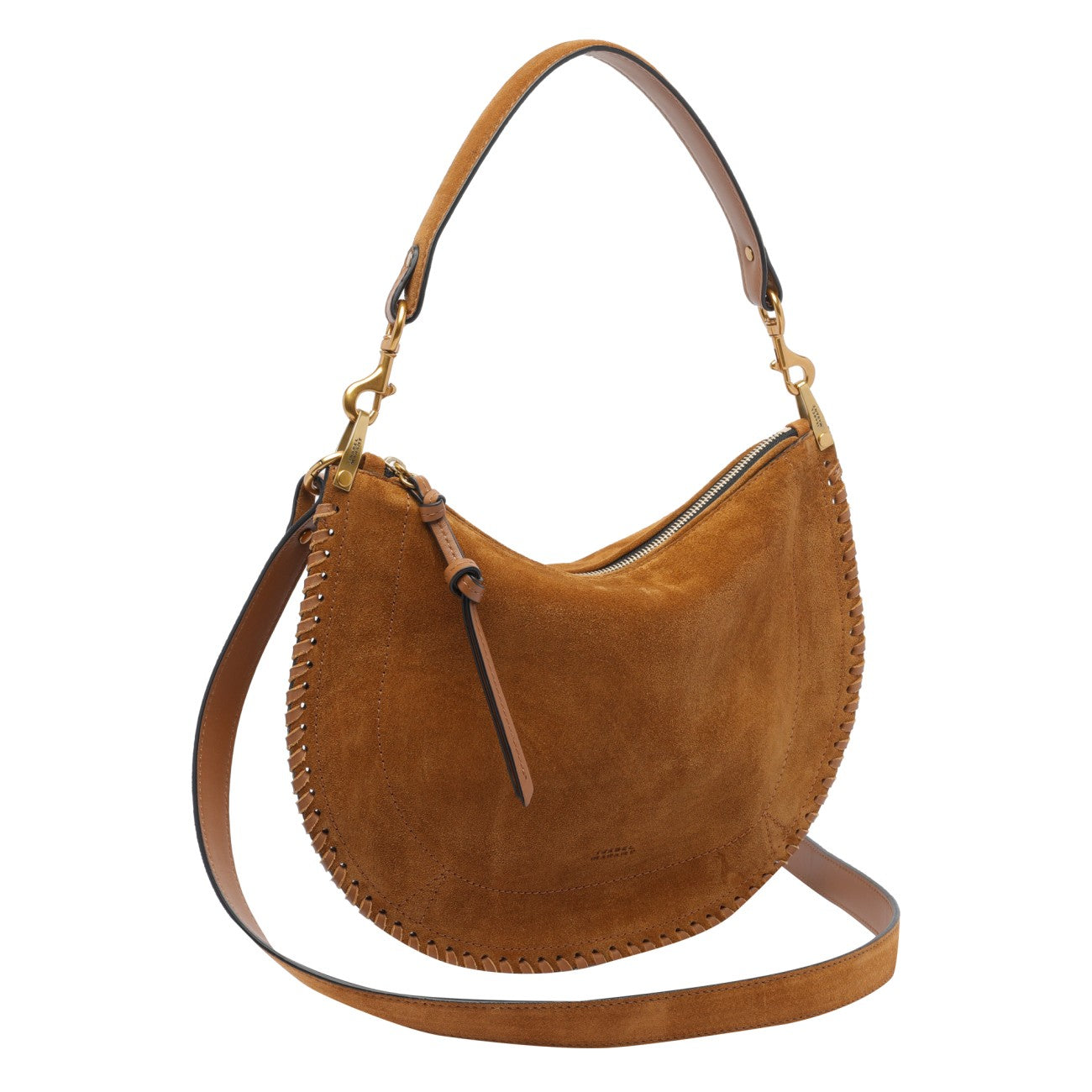Isabel Marant Women Oskan Moon Soft Zip Shoulder Bag ISABEL MARANT