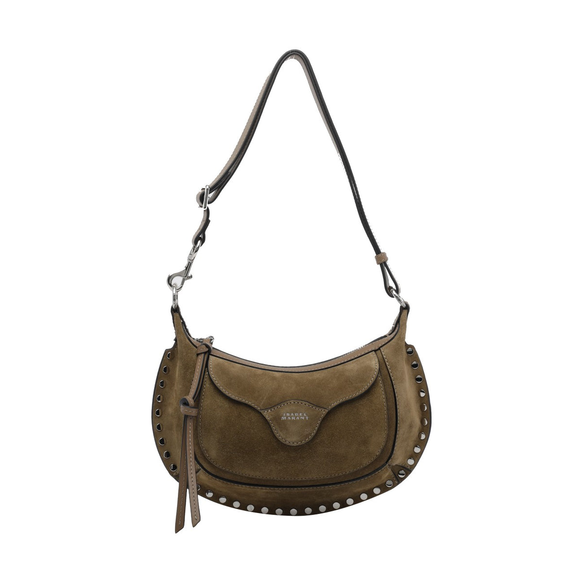 Isabel Marant Women Oskan Moon Suede Shoulder Bag ISABEL MARANT