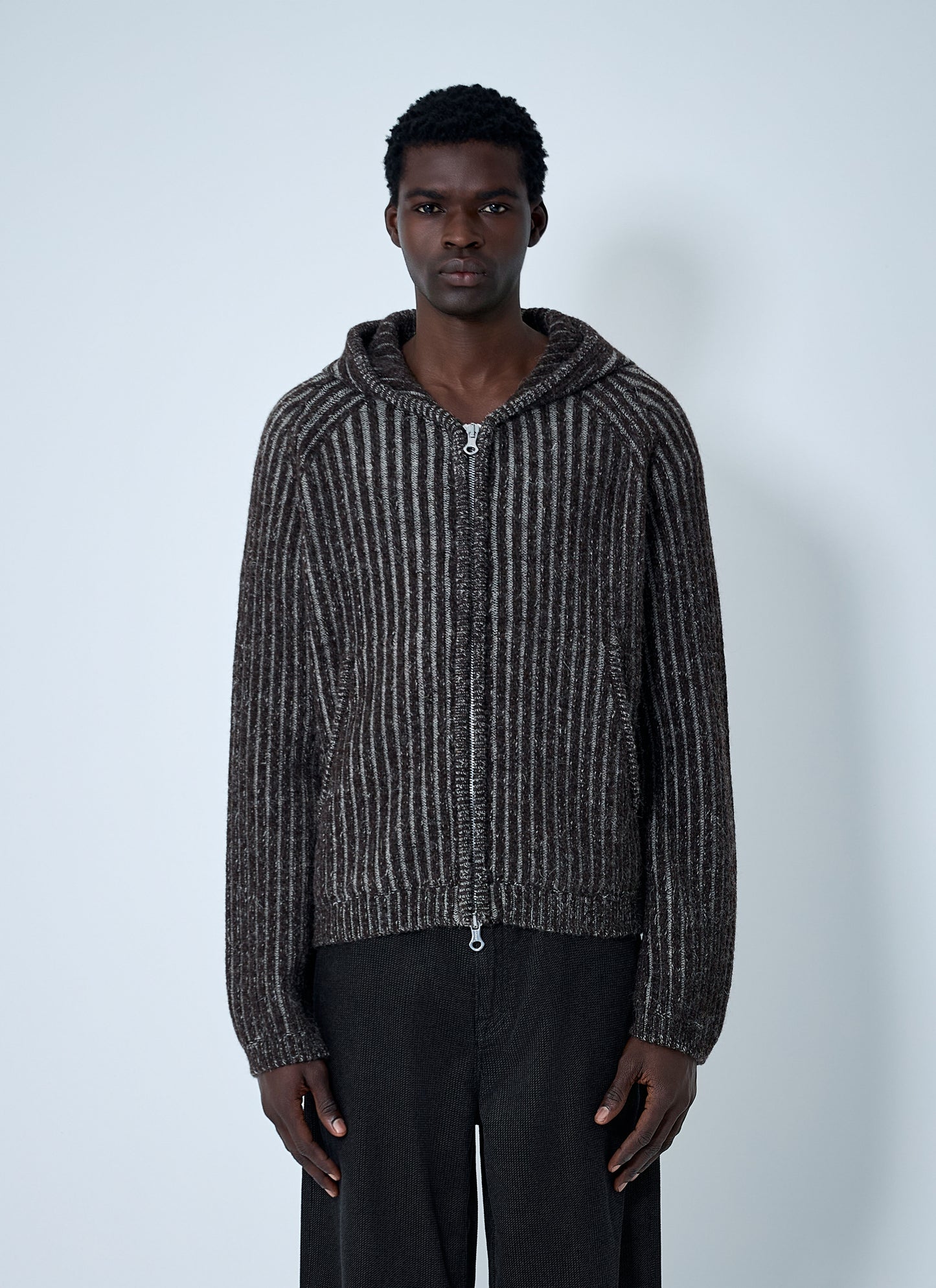 Our Legacy Men Level Hood Zip-Up Sweatshirt OUR LEGACY
