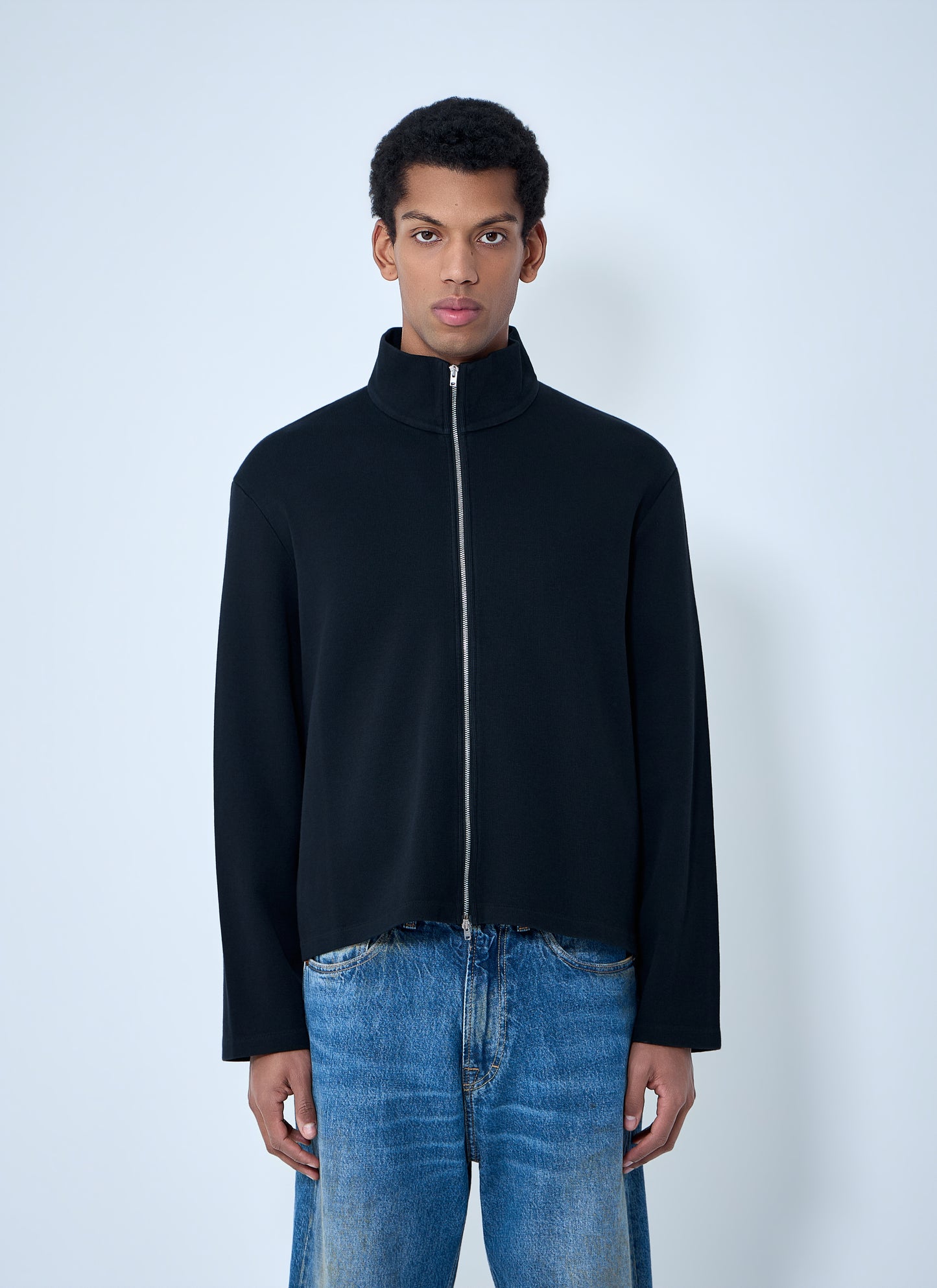 Our Legacy Men High-Neck Zip-Up Jacket OUR LEGACY