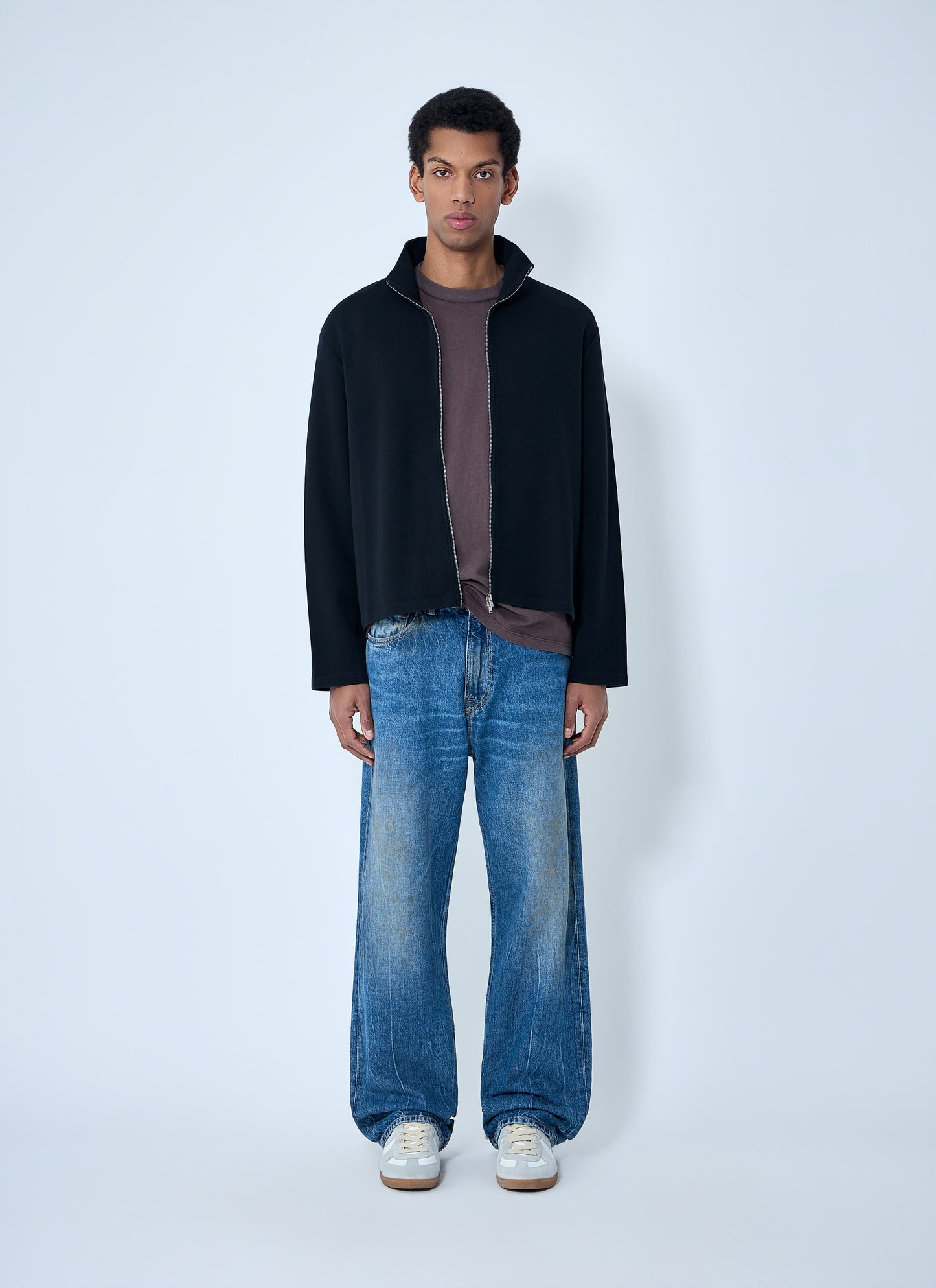 Our Legacy Men High-Neck Zip-Up Jacket OUR LEGACY