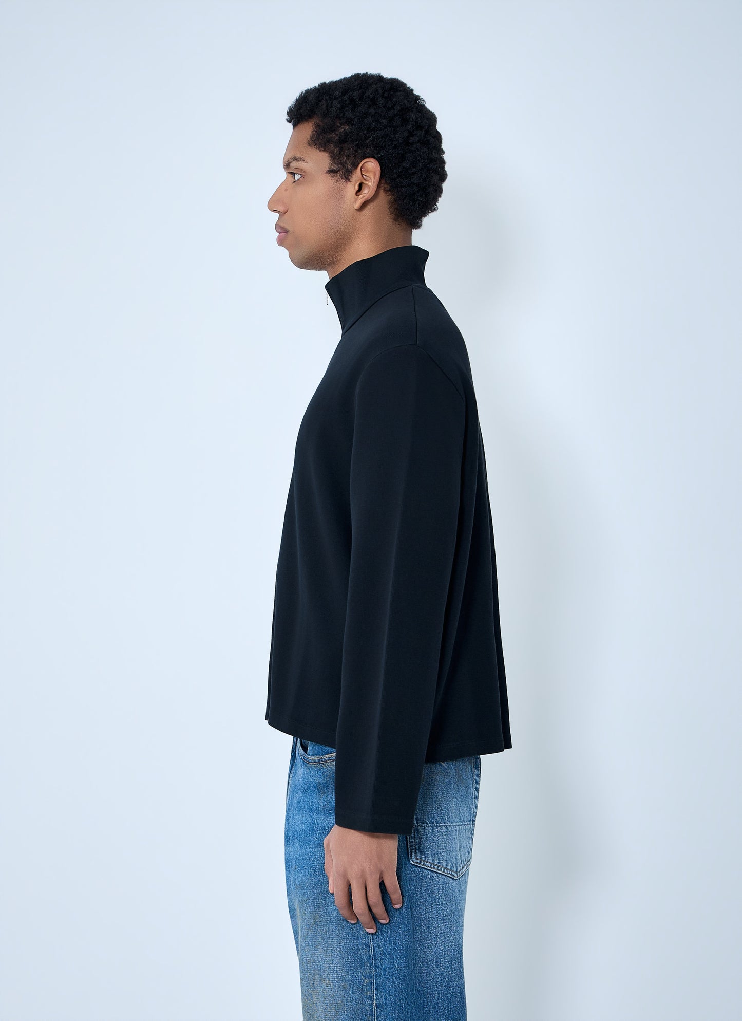 Our Legacy Men High-Neck Zip-Up Jacket OUR LEGACY