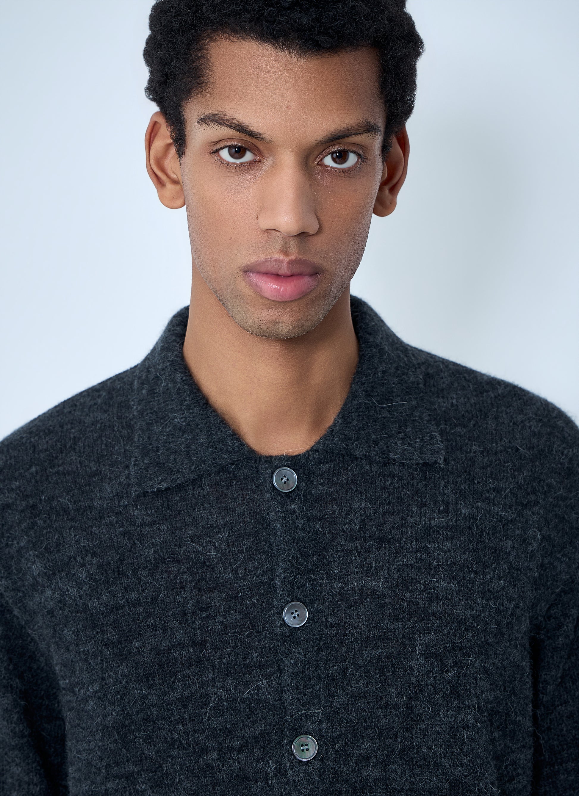 Our Legacy Men Button-Down Cardigan In Wool Blend OUR LEGACY
