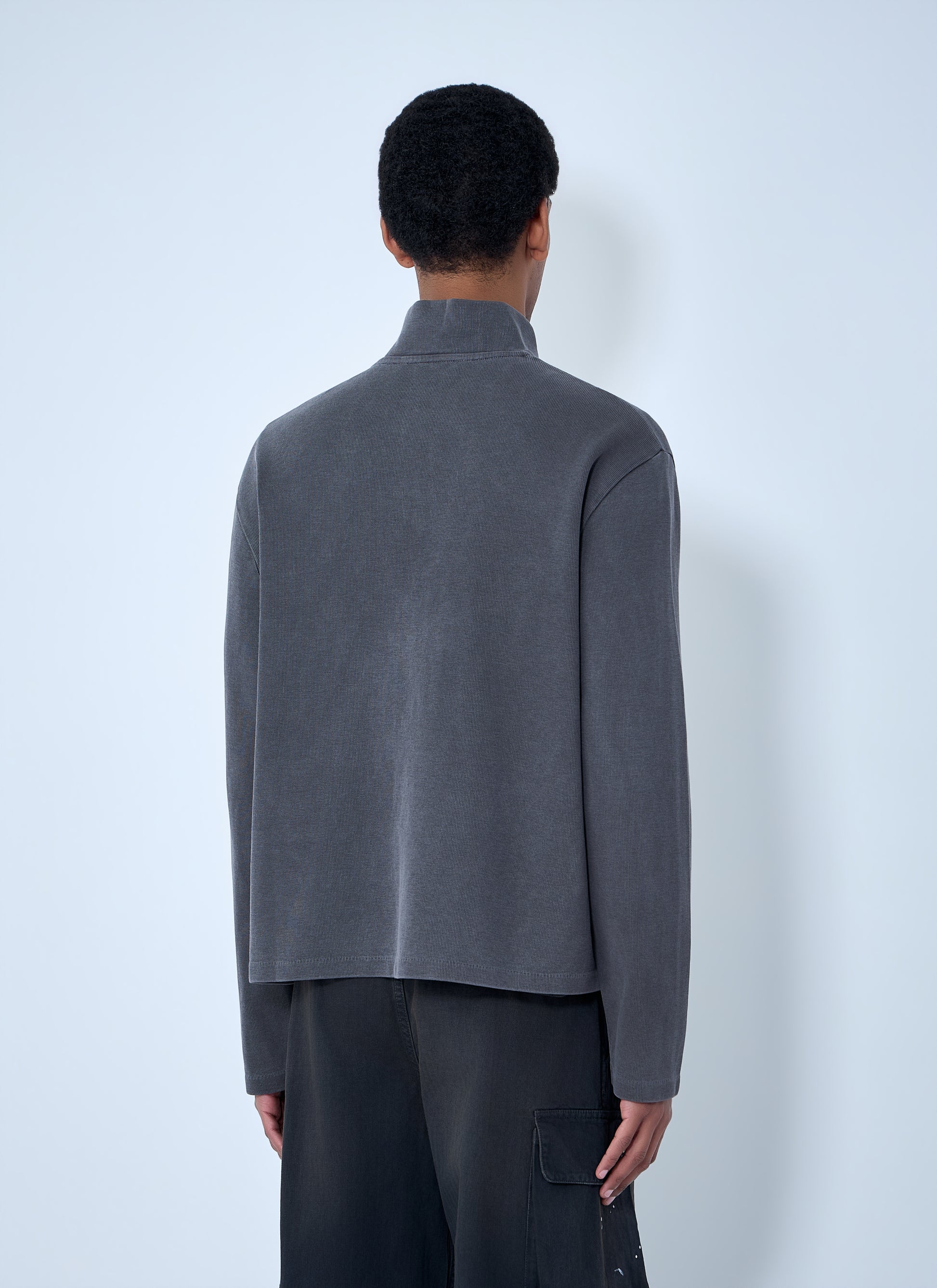 Our Legacy Men Shrunken Zip-Up Sweatshirt OUR LEGACY