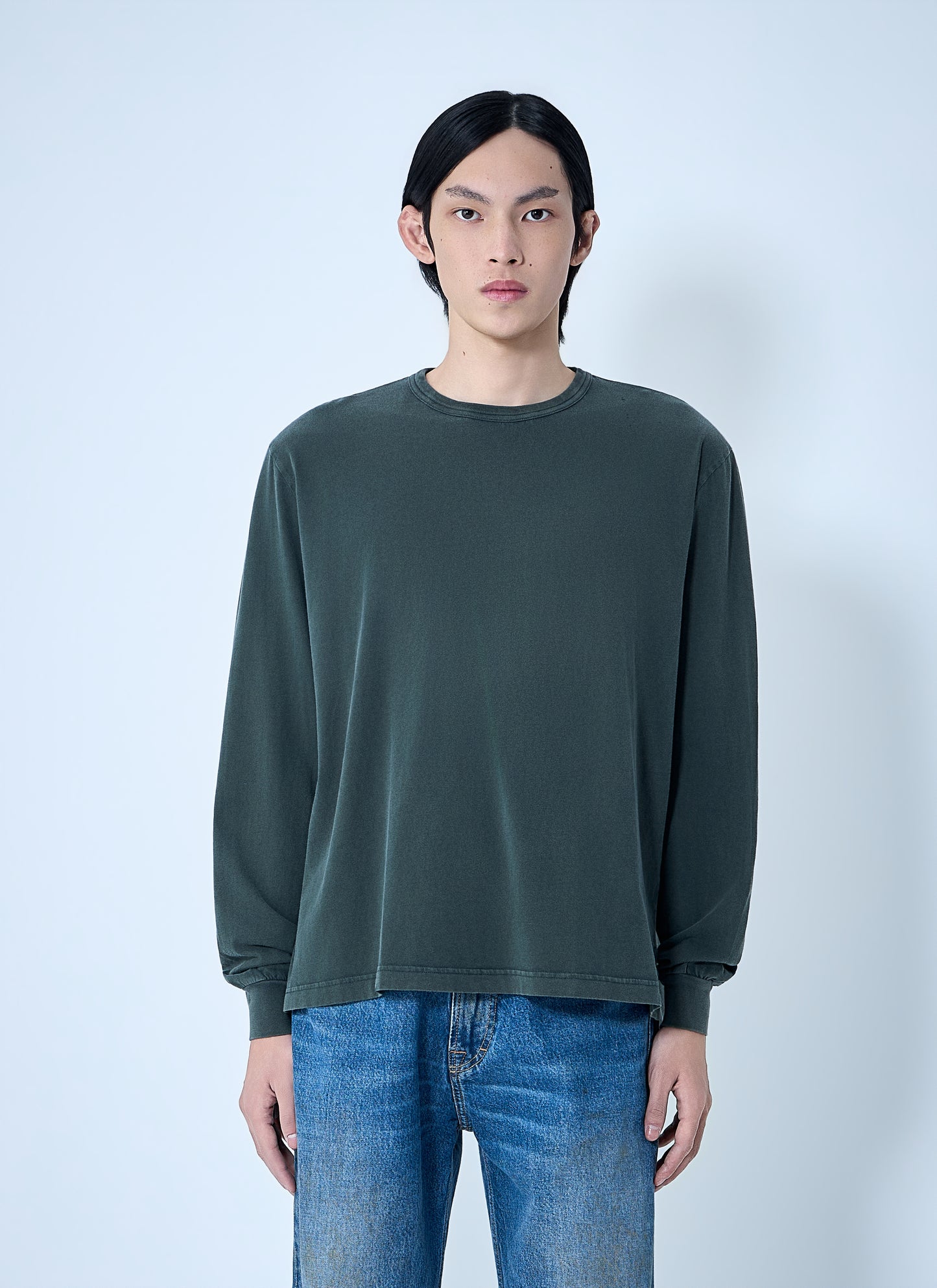 Our Legacy Men Cruise Longsleeve Antique Phantom Legacy Jersey OUR LEGACY