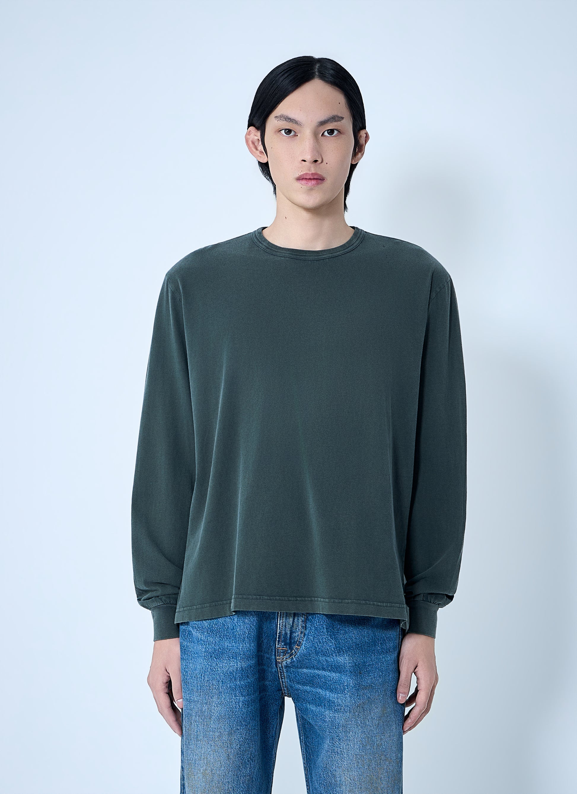 Our Legacy Men Cruise Longsleeve Antique Phantom Legacy Jersey OUR LEGACY