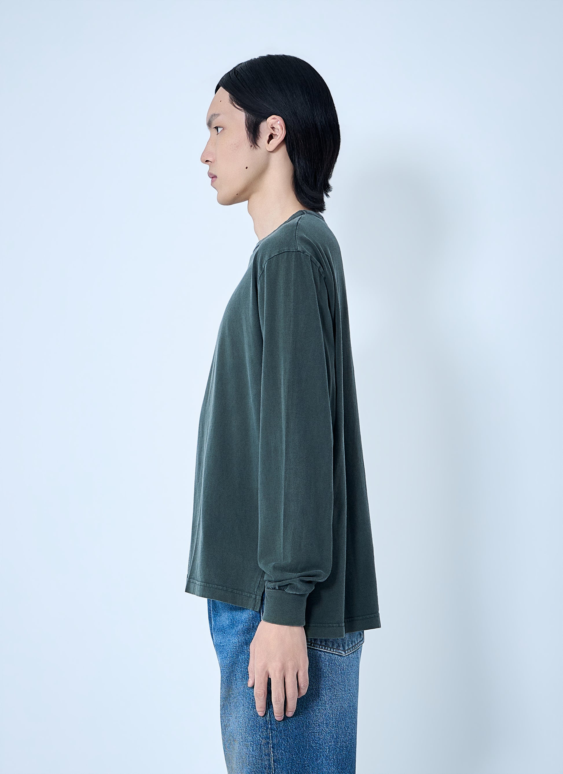 Our Legacy Men Cruise Longsleeve Antique Phantom Legacy Jersey OUR LEGACY