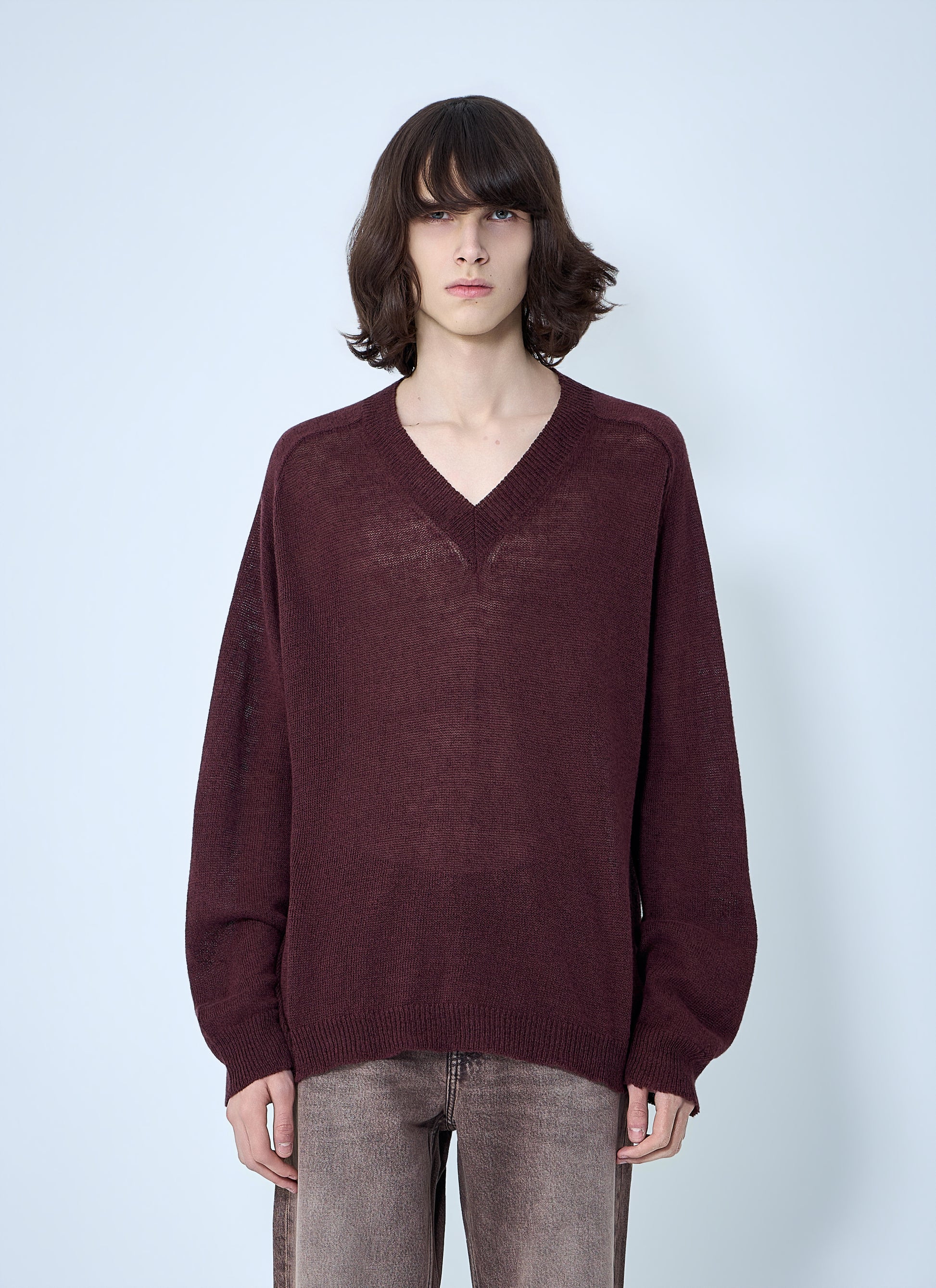 Our Legacy Men Rue V-Neck  Jumper OUR LEGACY