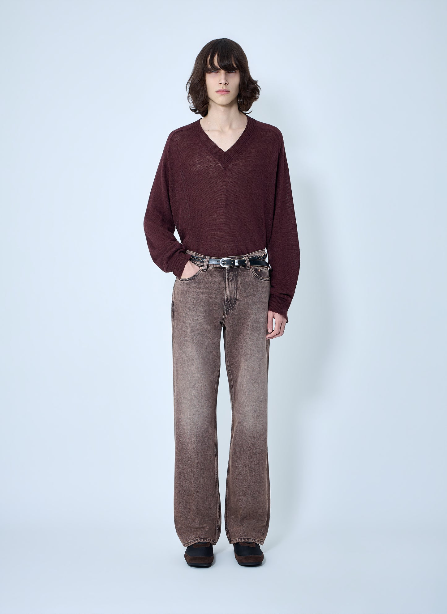 Our Legacy Men Rue V-Neck  Jumper OUR LEGACY