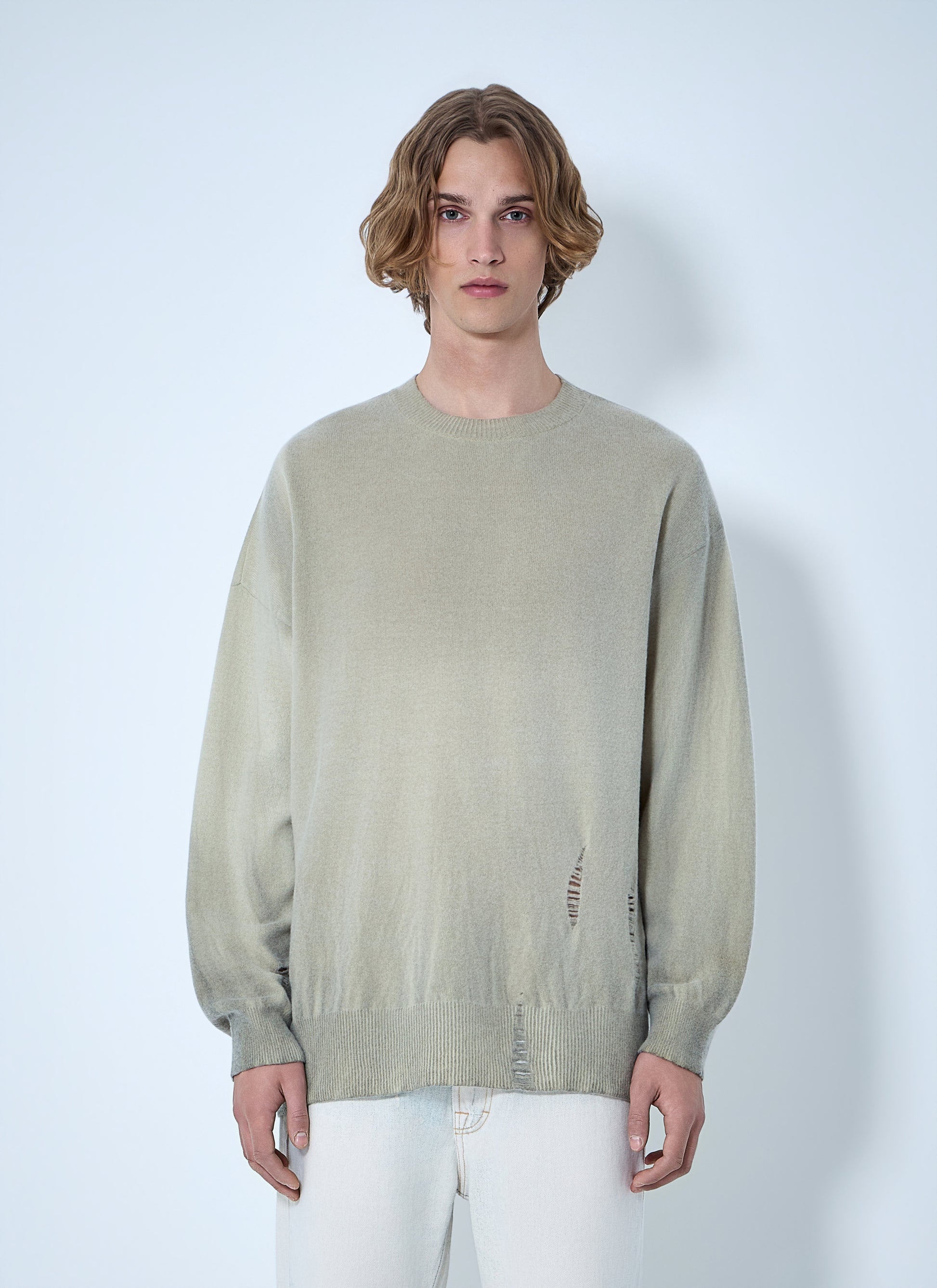 Our Legacy Men Slant Knit Sweater OUR LEGACY