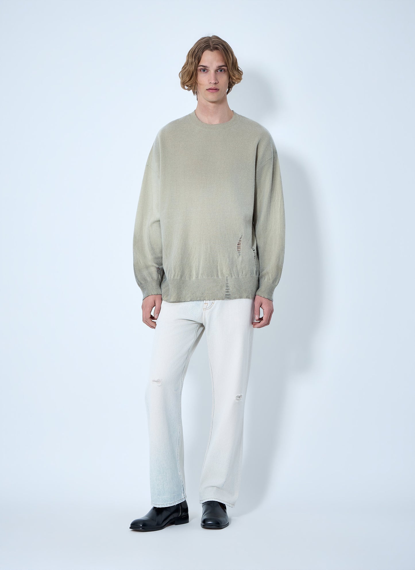 Our Legacy Men Slant Knit Sweater OUR LEGACY