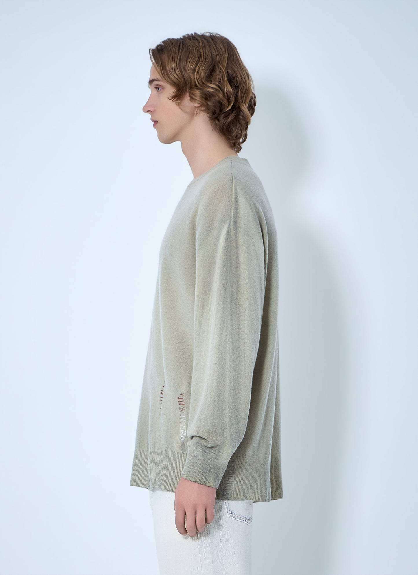 Our Legacy Men Slant Knit Sweater OUR LEGACY