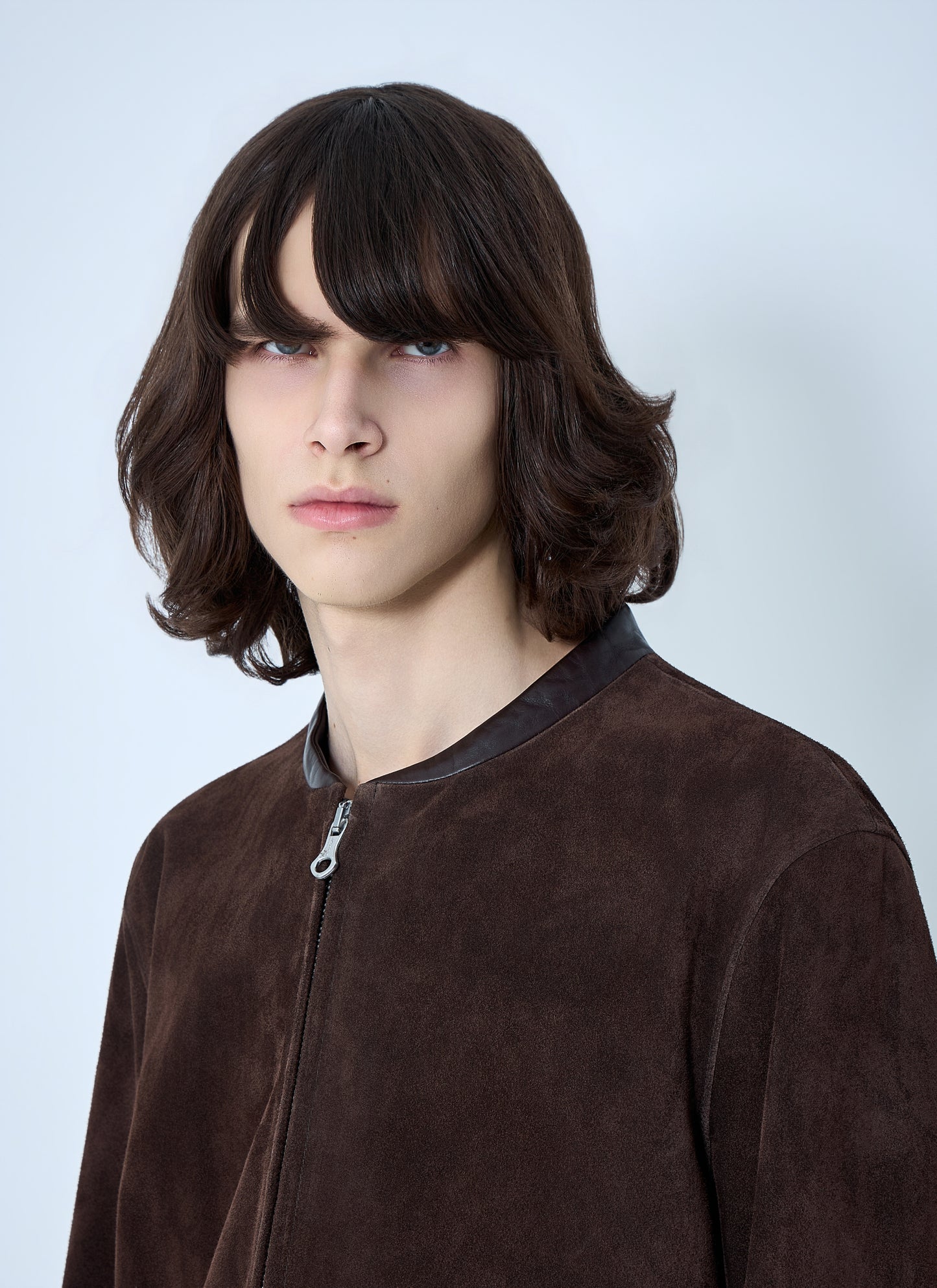 Our Legacy Men Drift Zip-Dastening Suede Jacket OUR LEGACY
