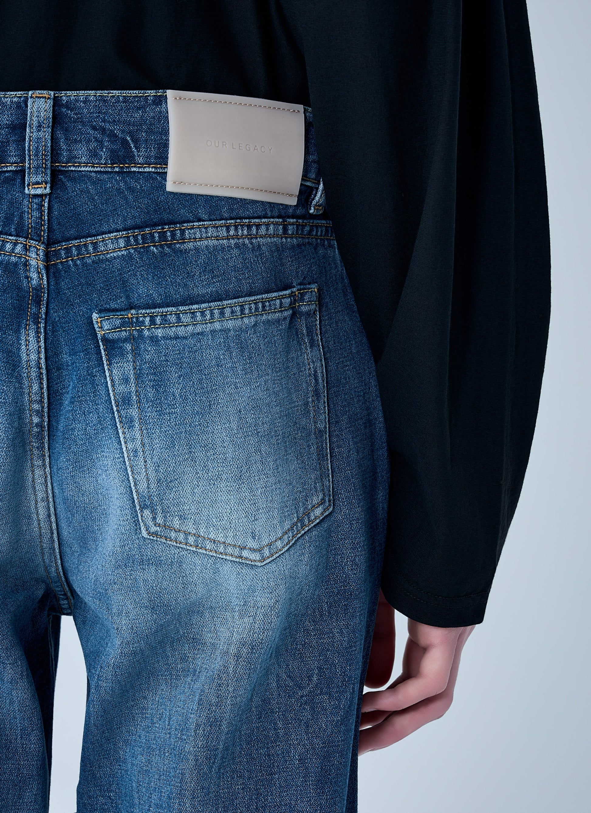 Our Legacy Men Carlson Cut Faded Jeans OUR LEGACY