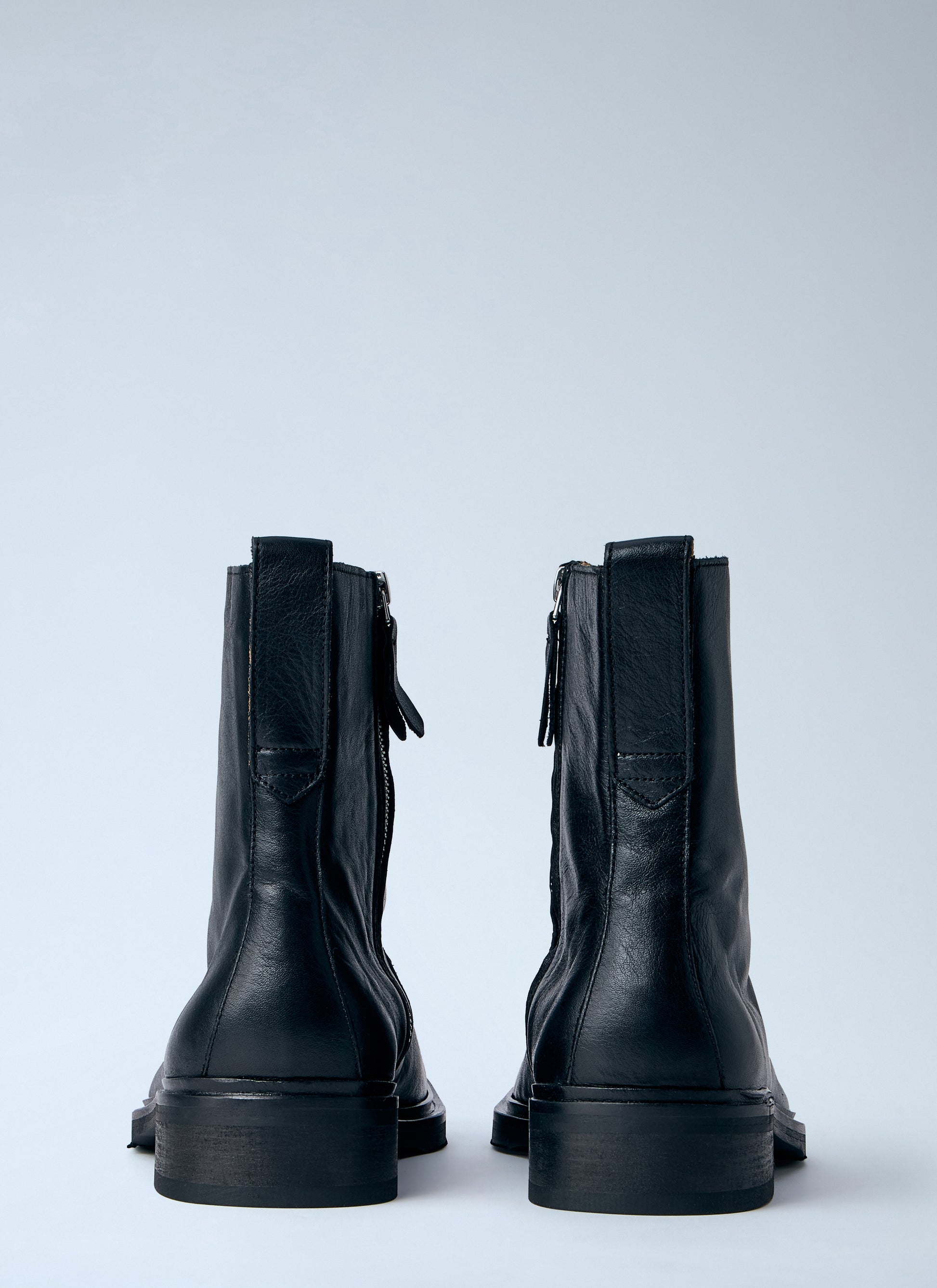 Our Legacy Men Daimono Zip Leather Boots OUR LEGACY
