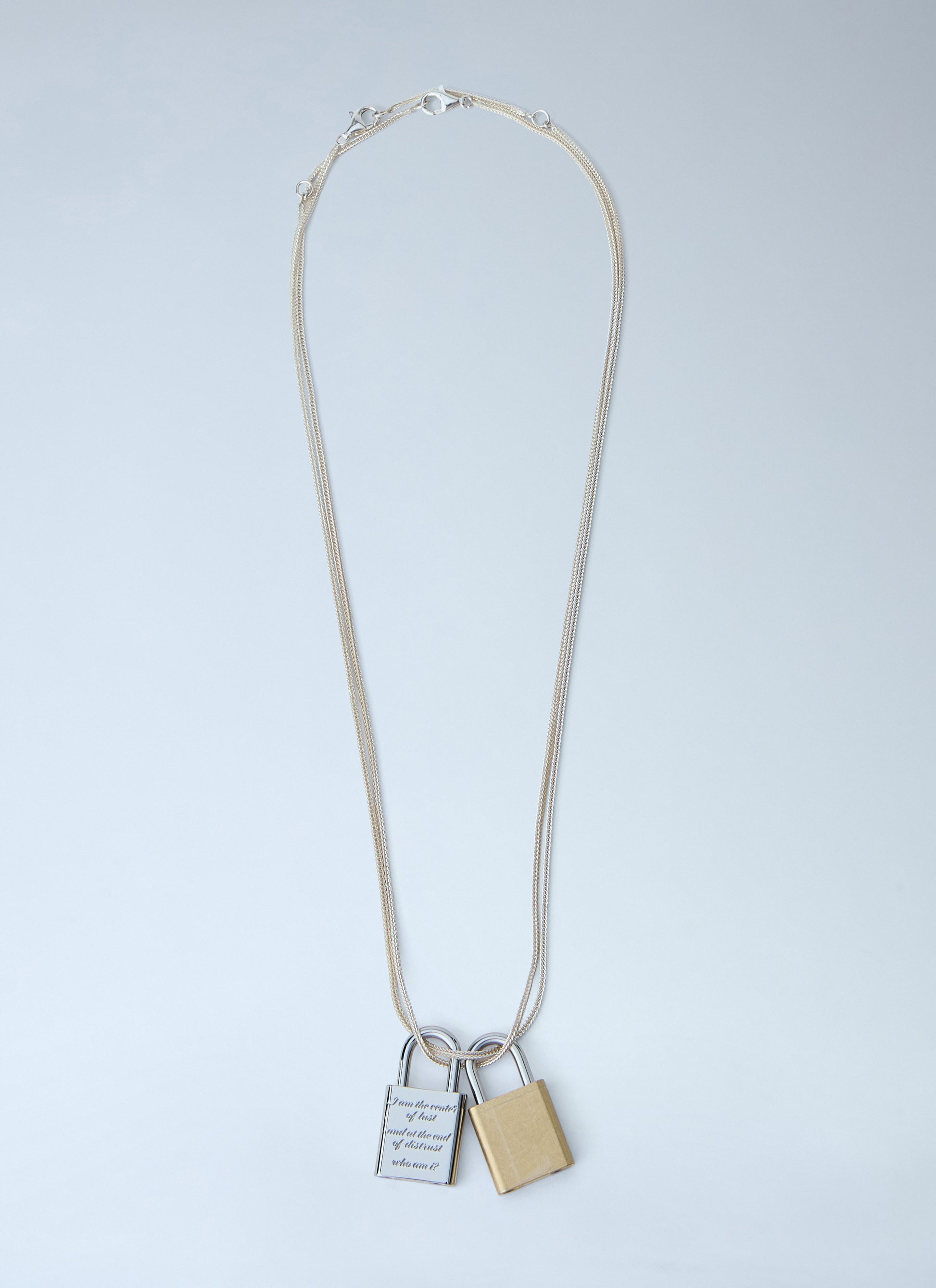 Our Legacy Men Riddle Padlock-Detail Necklace OUR LEGACY