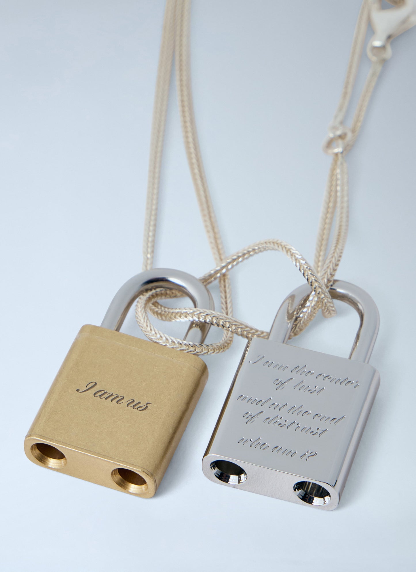Our Legacy Men Riddle Padlock-Detail Necklace OUR LEGACY