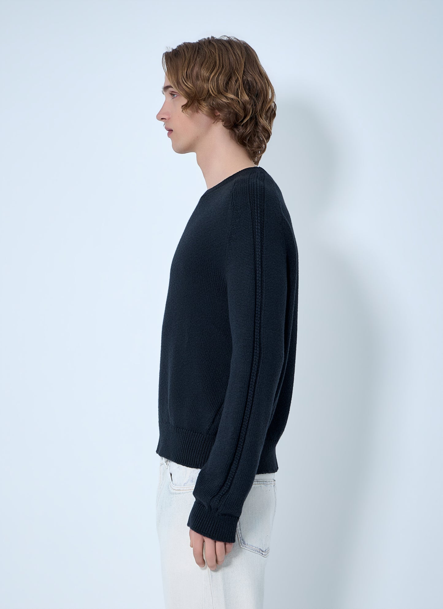 Our Legacy Men Crewneck Wool Sweater OUR LEGACY