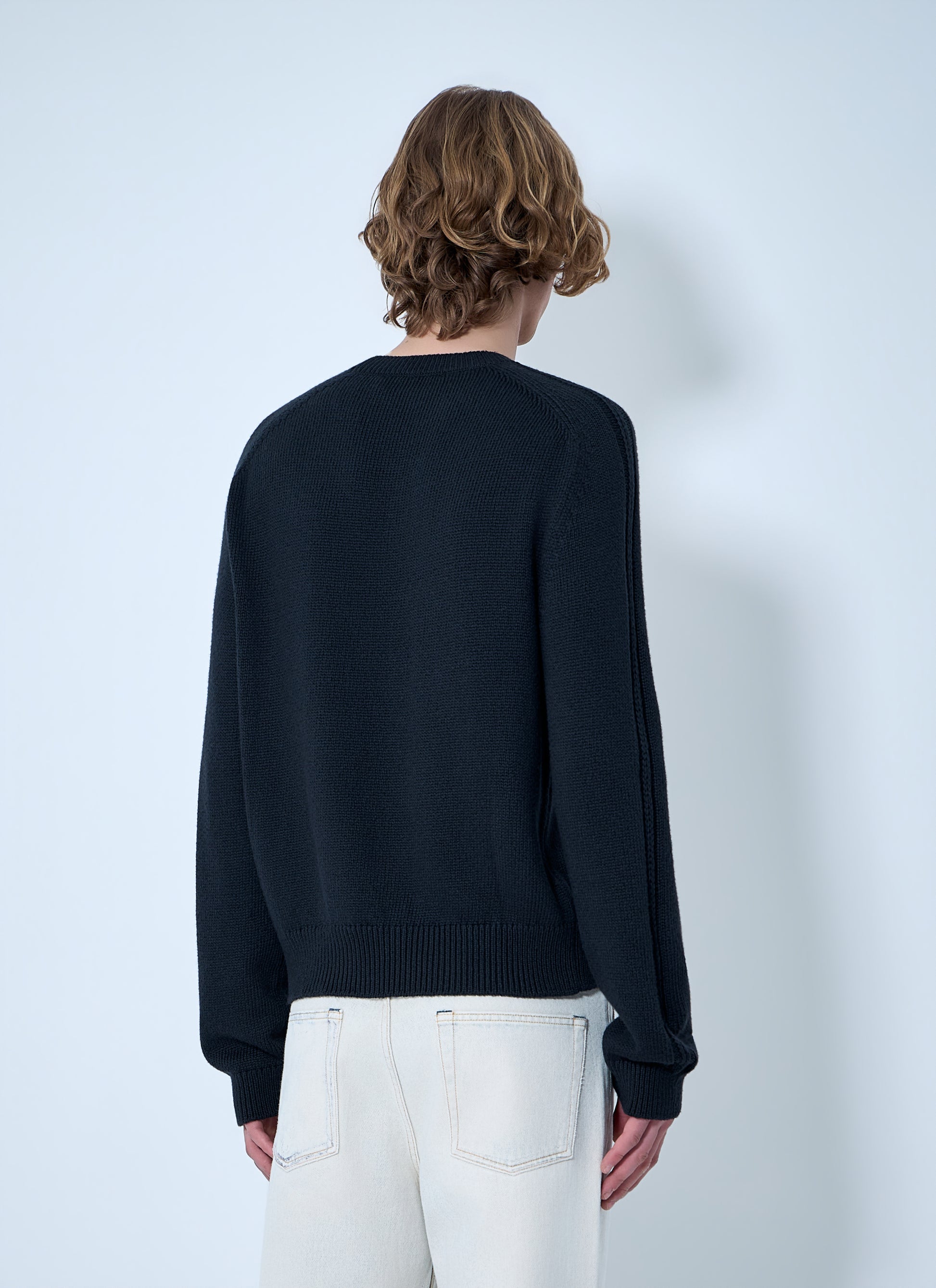 Our Legacy Men Crewneck Wool Sweater OUR LEGACY