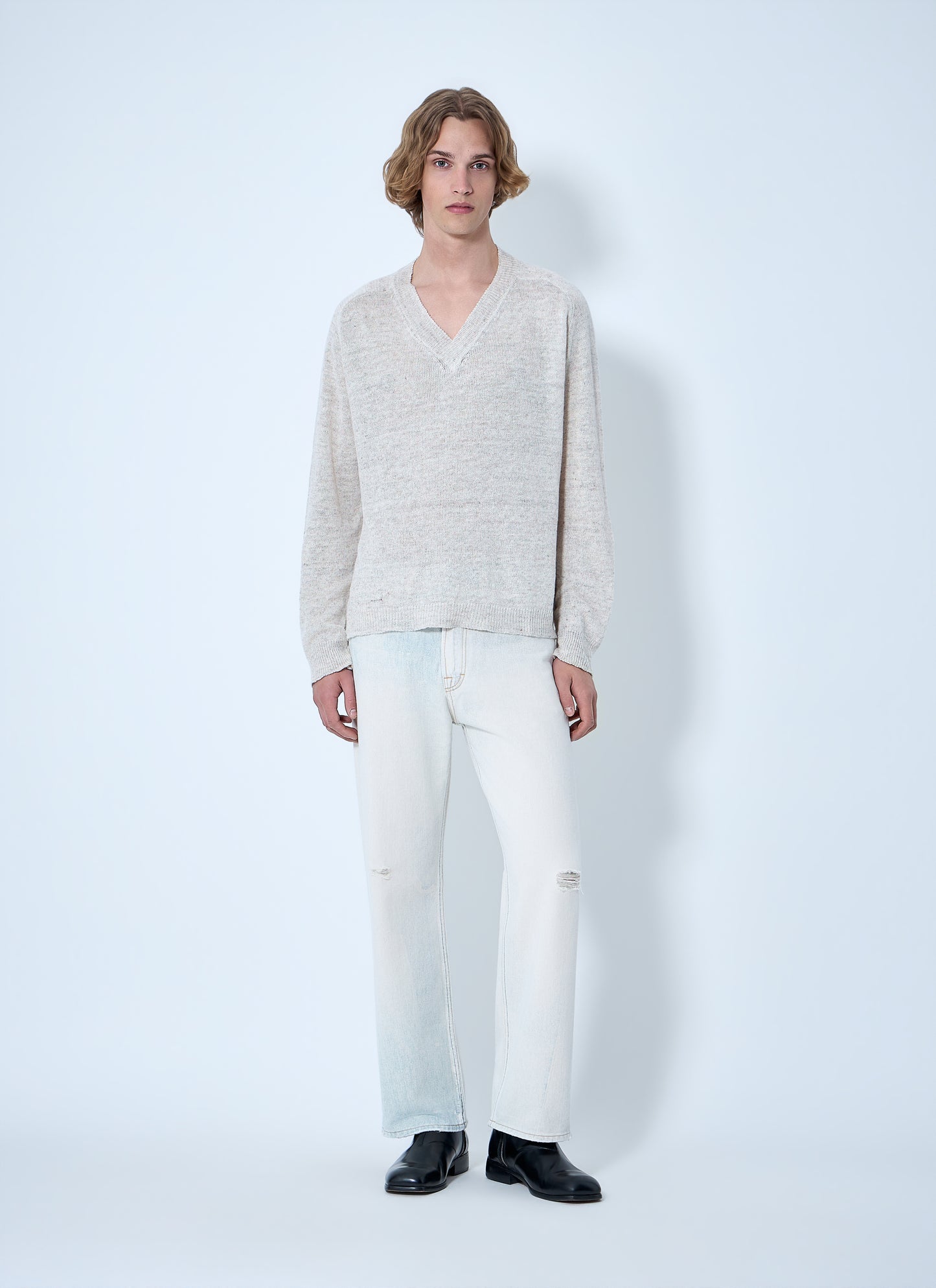 Our Legacy Men V-Neck Knit Sweater OUR LEGACY
