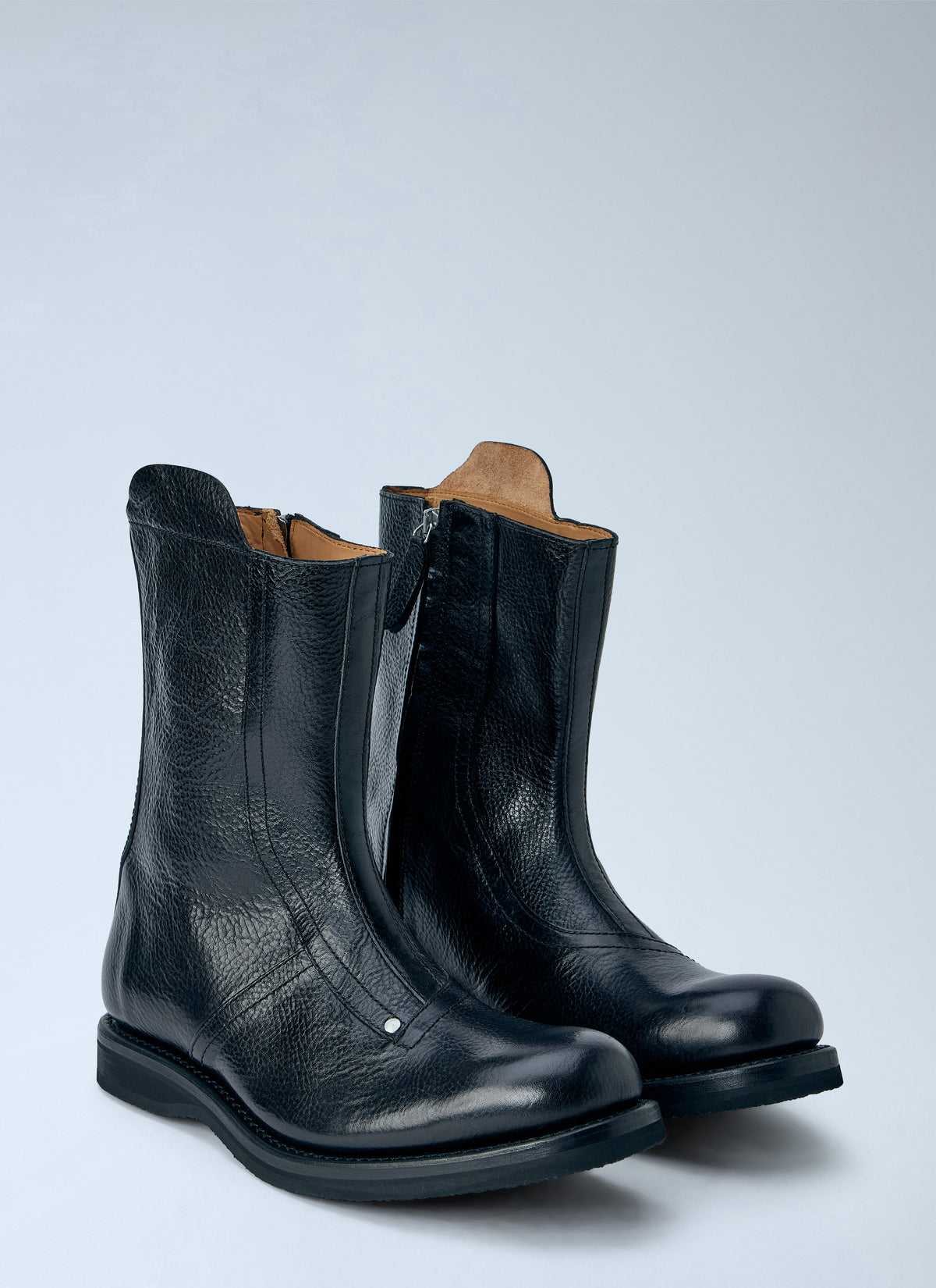 Our Legacy Men Moto Leather Boots OUR LEGACY