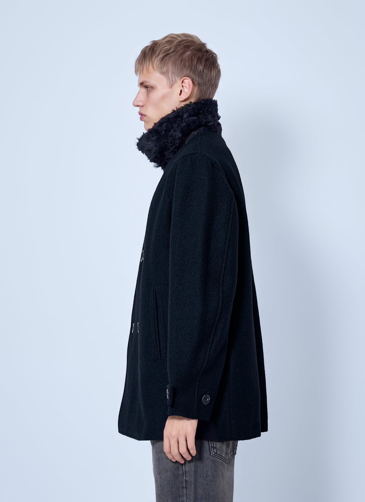 Our Legacy Men Wage Peacoat OUR LEGACY