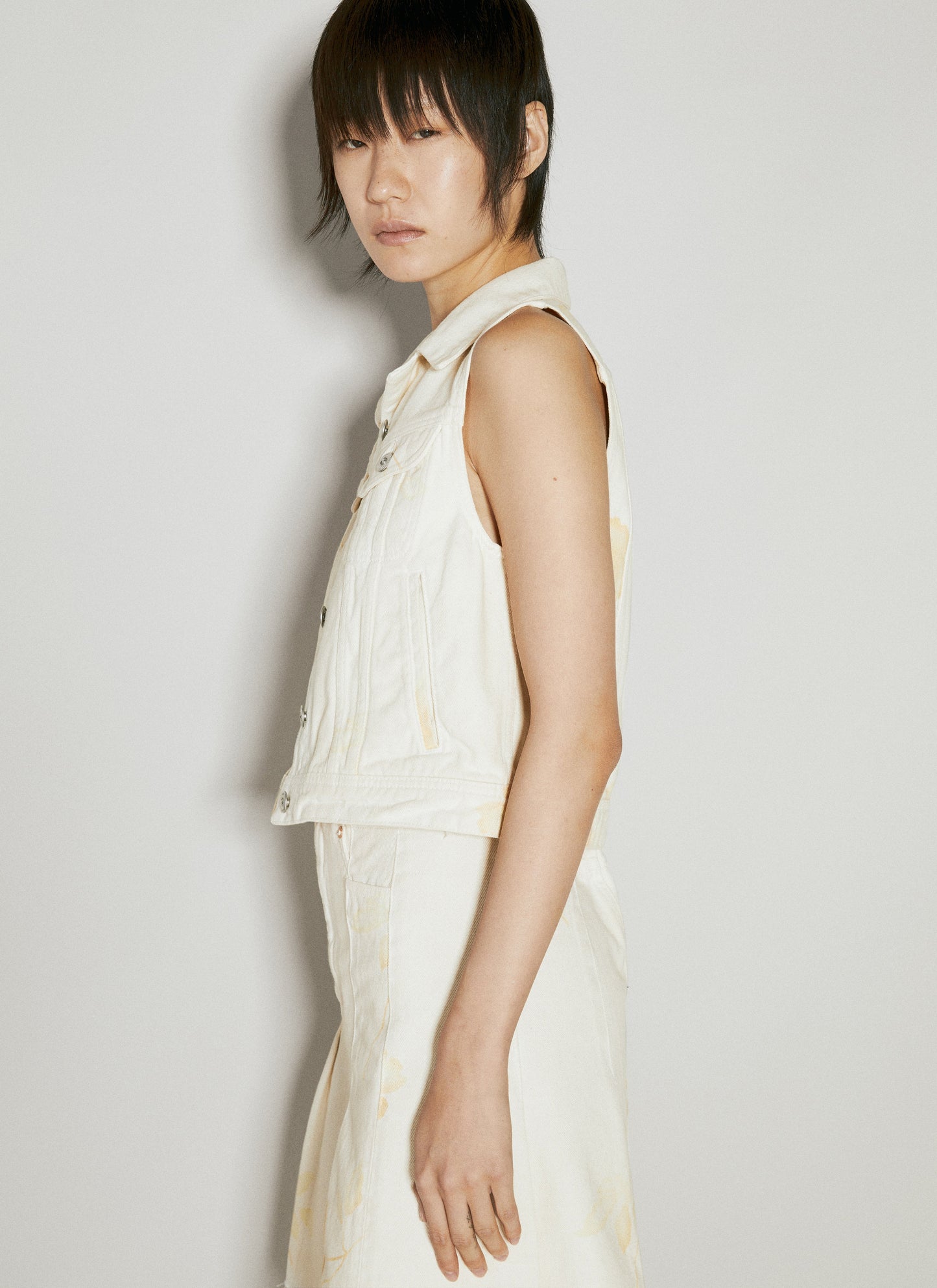 Our Legacy Women Mini Denim Vest OUR LEGACY