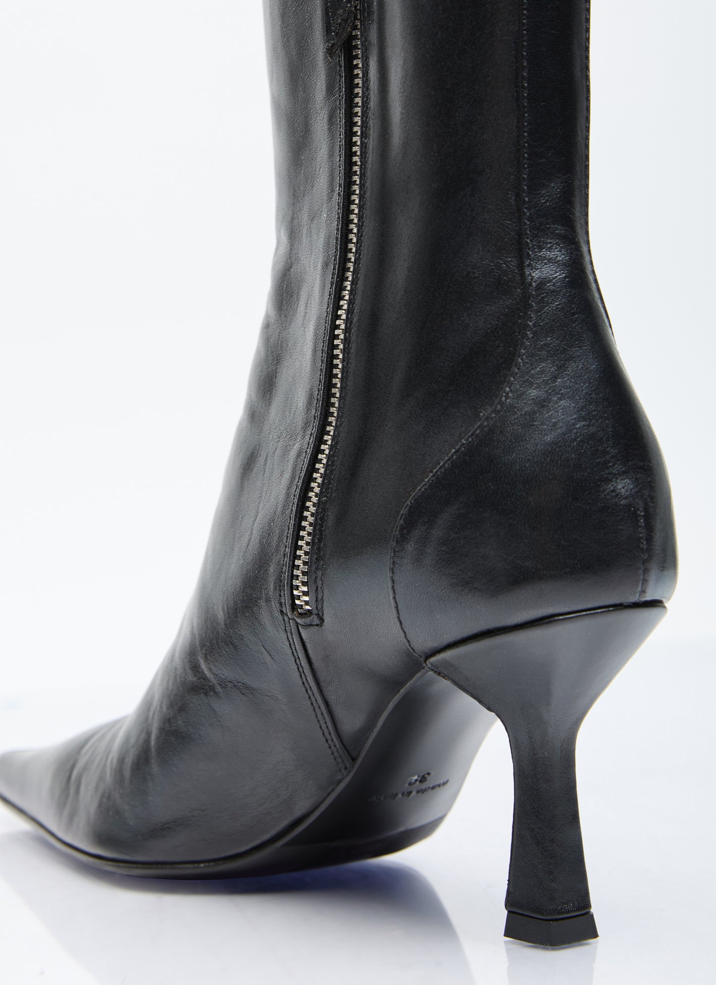 Our Legacy Women Slim Leather Boots OUR LEGACY