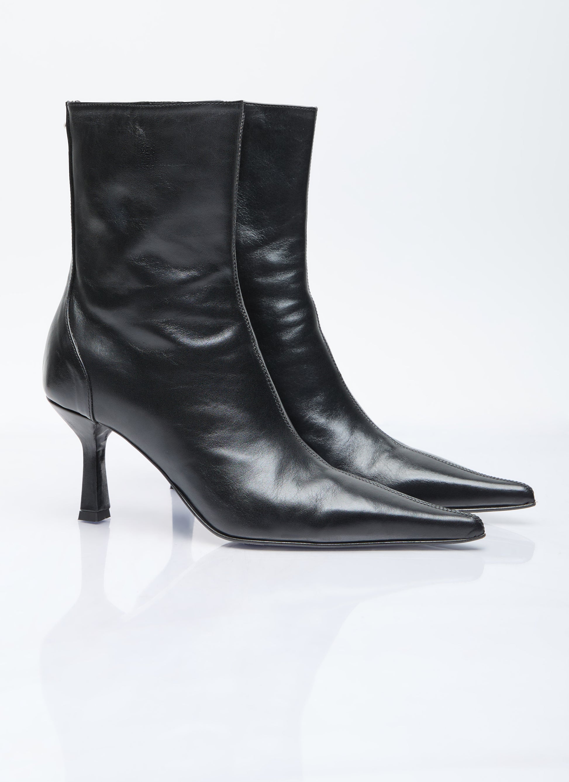 Our Legacy Women Slim Leather Boots OUR LEGACY